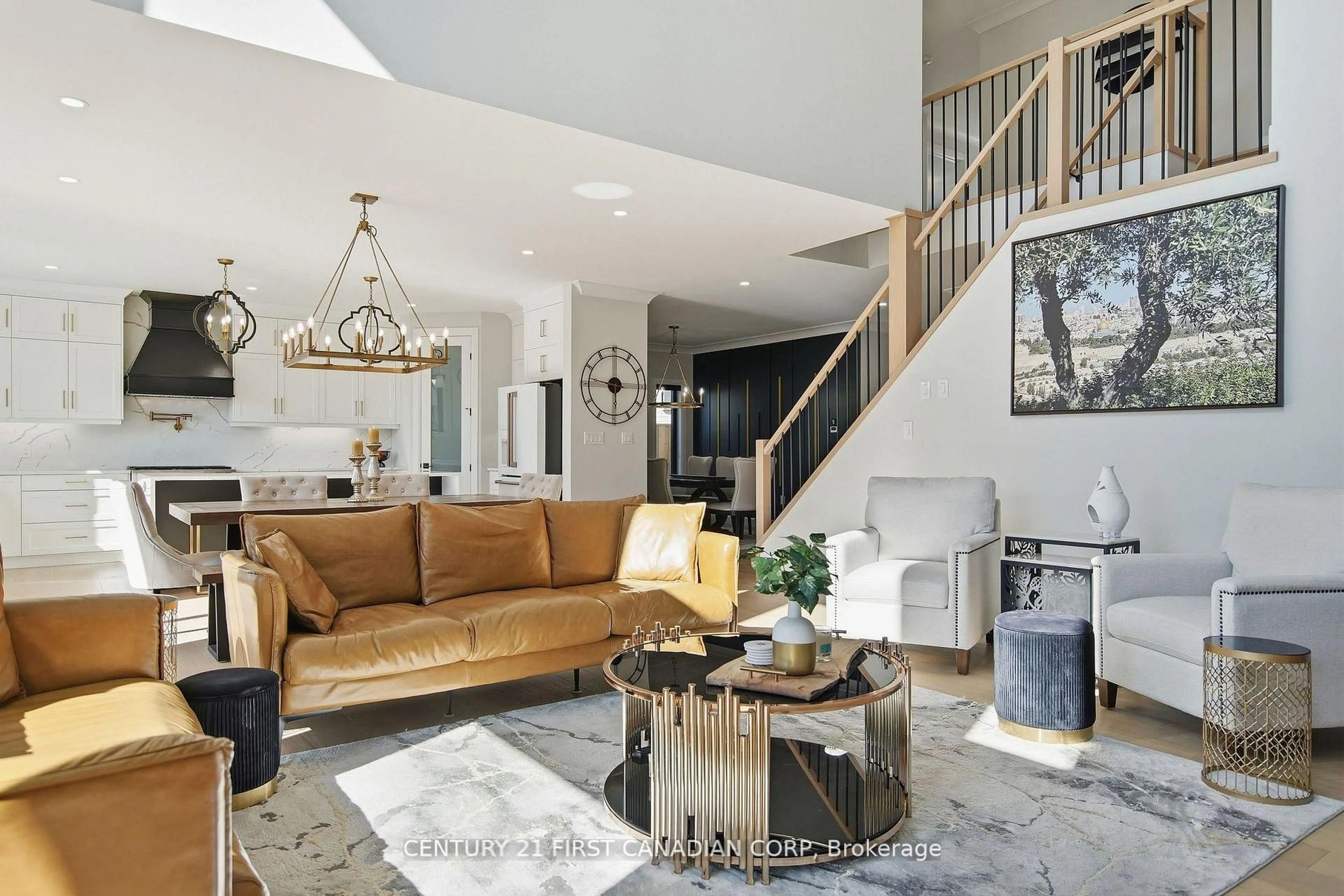 Living room with furniture, unknown for 7129 Silver Creek Circ, London South Ontario N6P 0G9