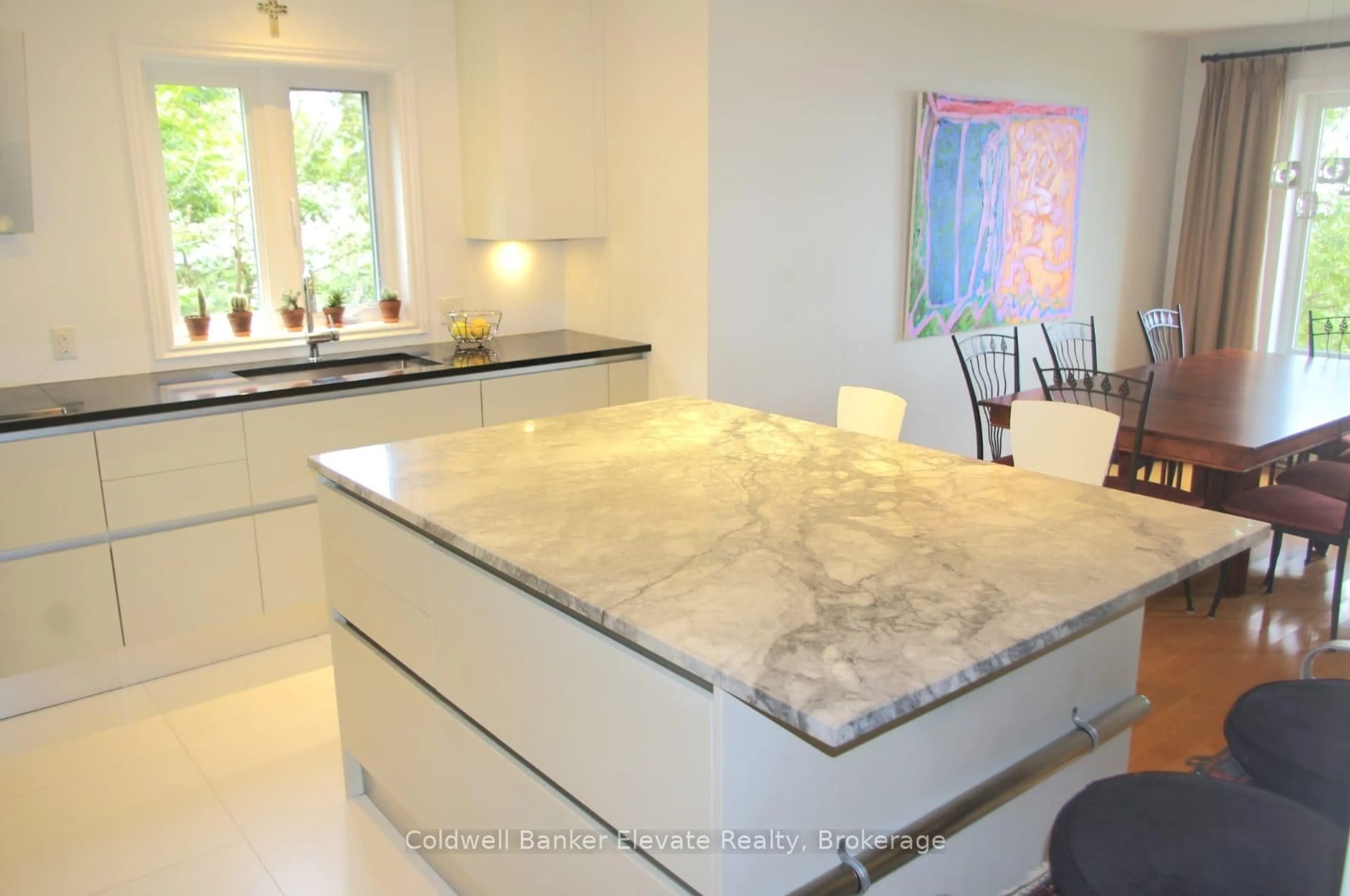 Contemporary kitchen, ceramic/tile floor for 504553 Grey 1 Rd, Georgian Bluffs Ontario N0H 2T0