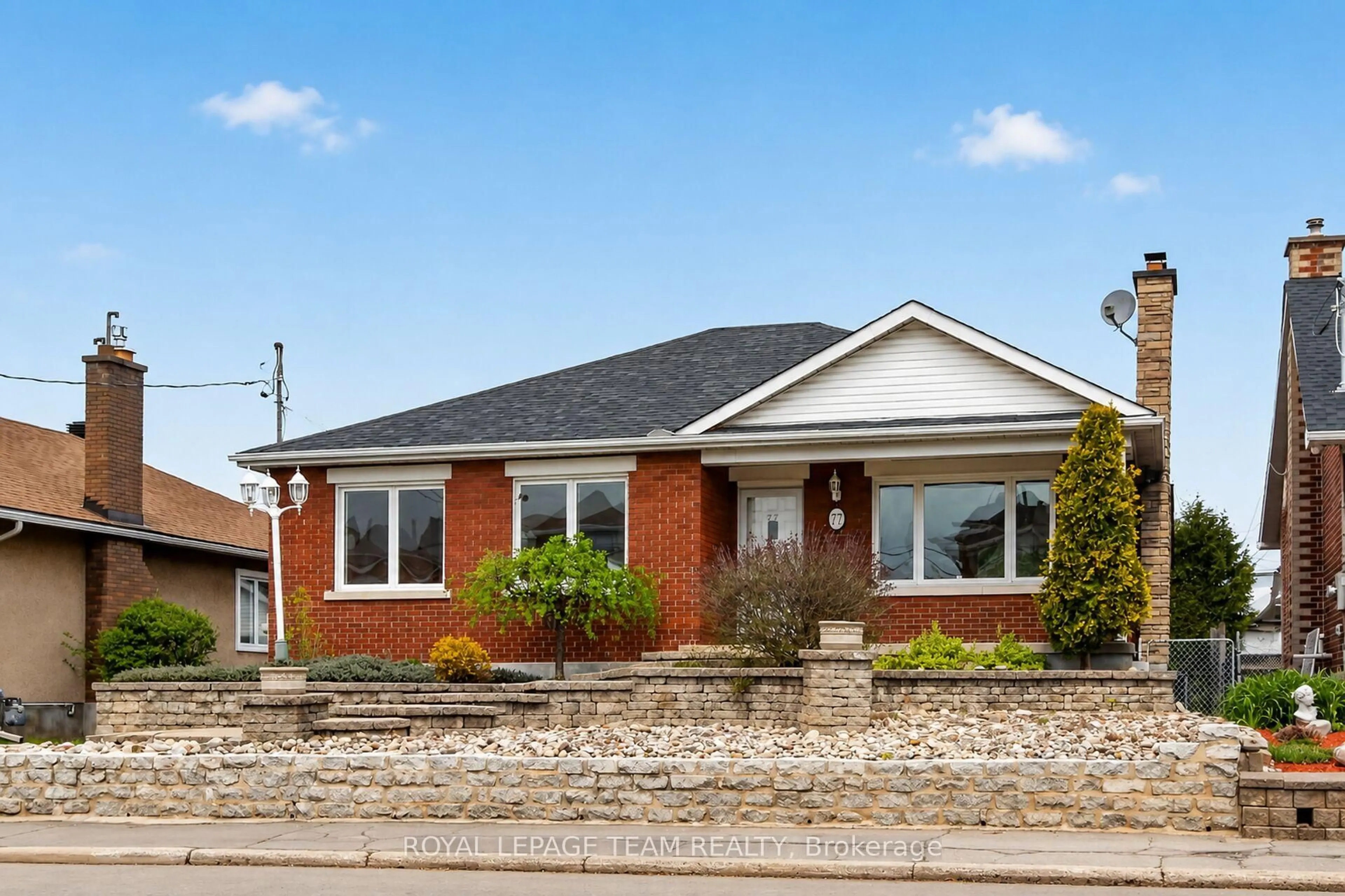 Home with brick exterior material, building for 77 West Presland Rd, Ottawa Ontario K1K 2C2