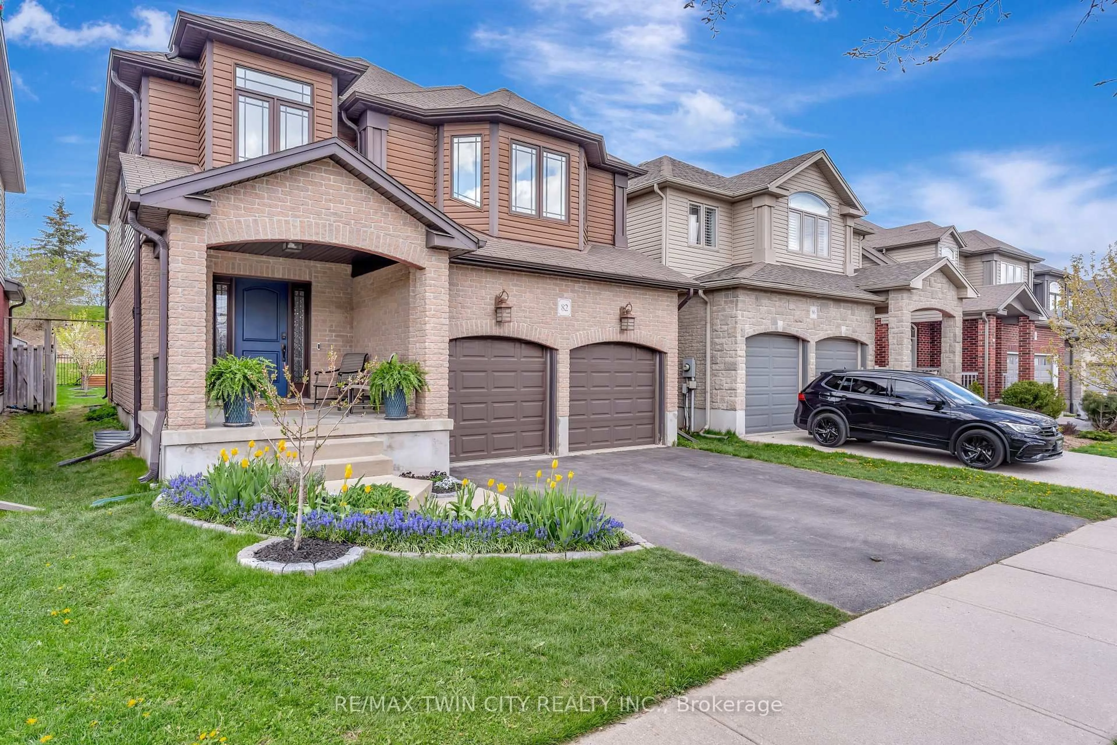 Home with brick exterior material, street for 82 Maplecrest Dr, Woolwich Ontario N0B 1M0