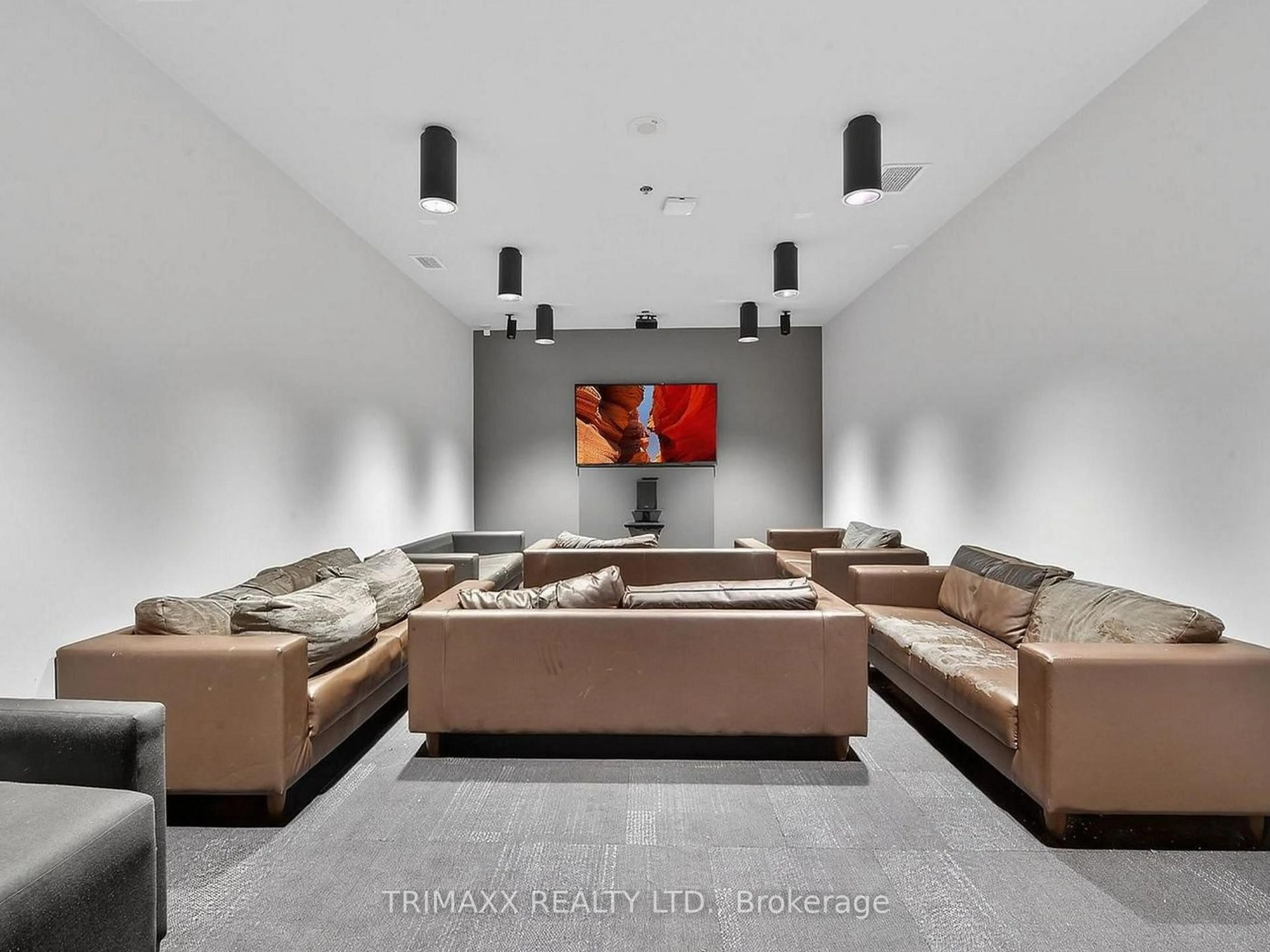 Home theater for 318 Spruce St #2102, Waterloo Ontario N2L 0E9