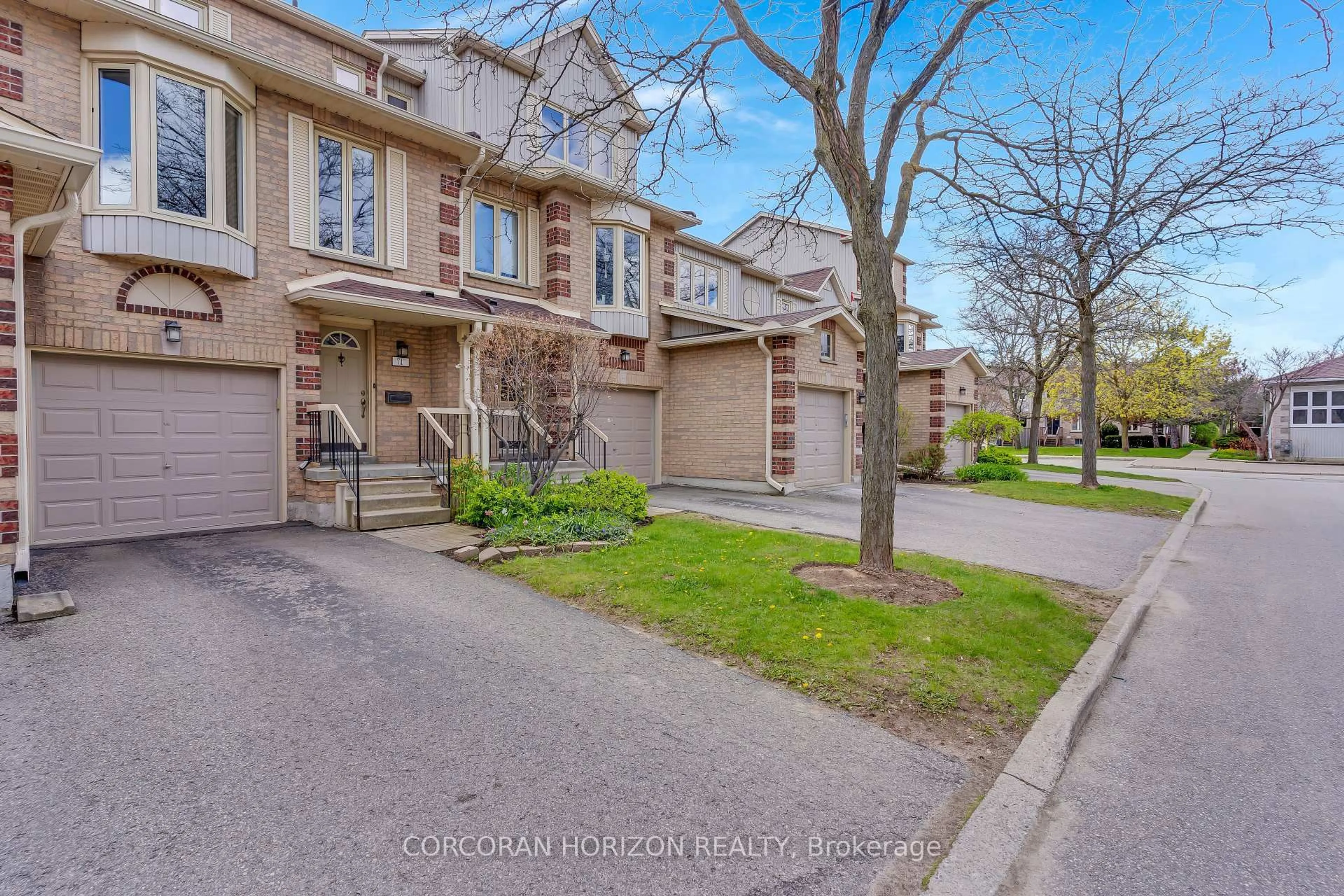 A pic from outside/outdoor area/front of a property/back of a property/a pic from drone, street for 302 College Ave #74, Guelph Ontario N1G 4T6