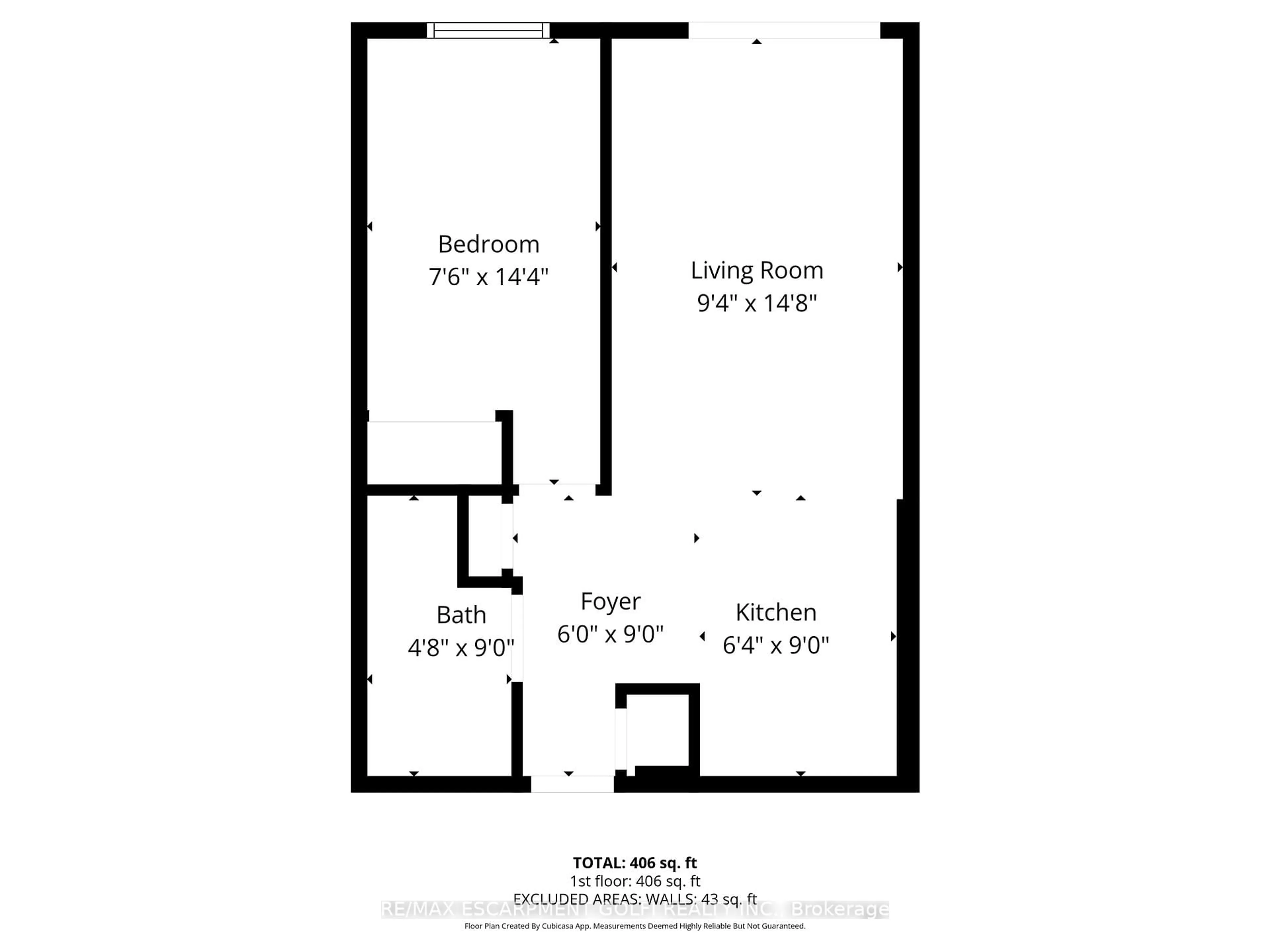 Floor plan for 30 Summit Ave #303, Hamilton Ontario L8V 2R8