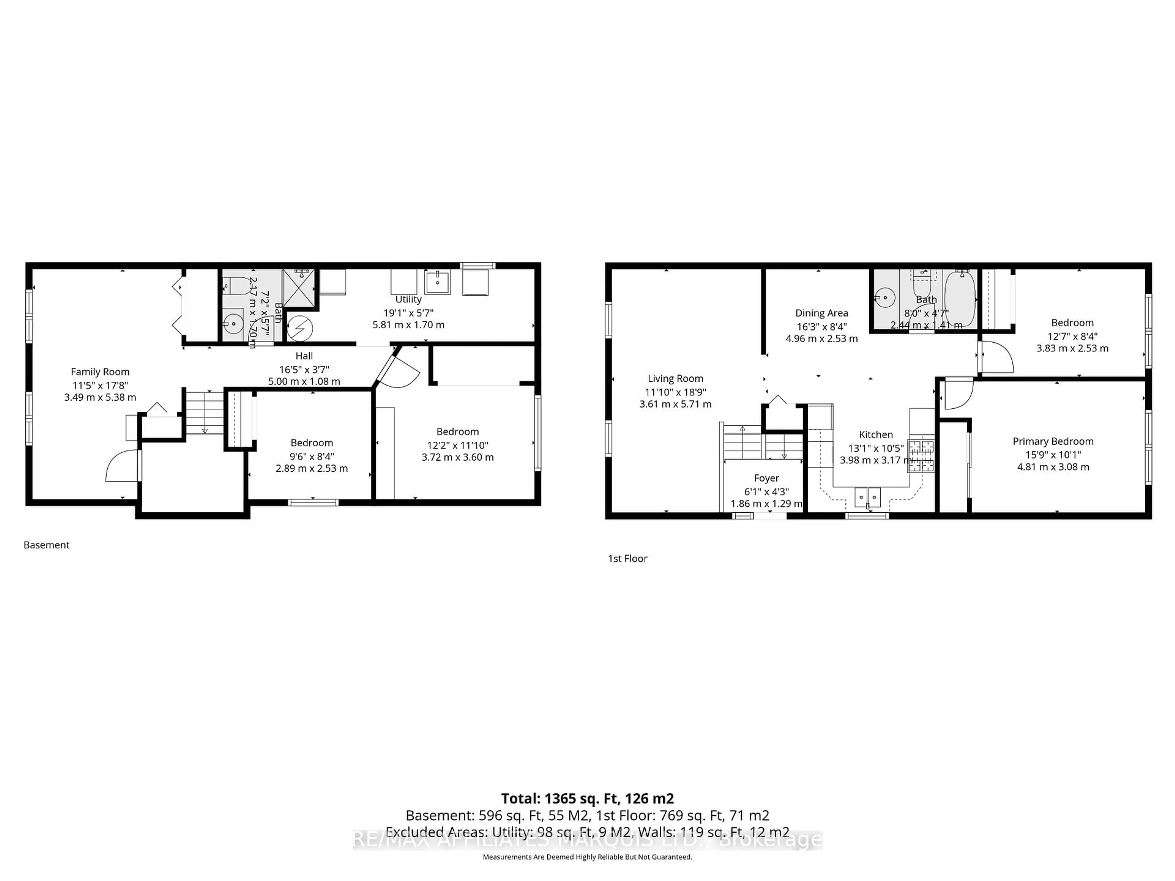 Floor plan for 600 Jase St, Cornwall Ontario K6H 7E9