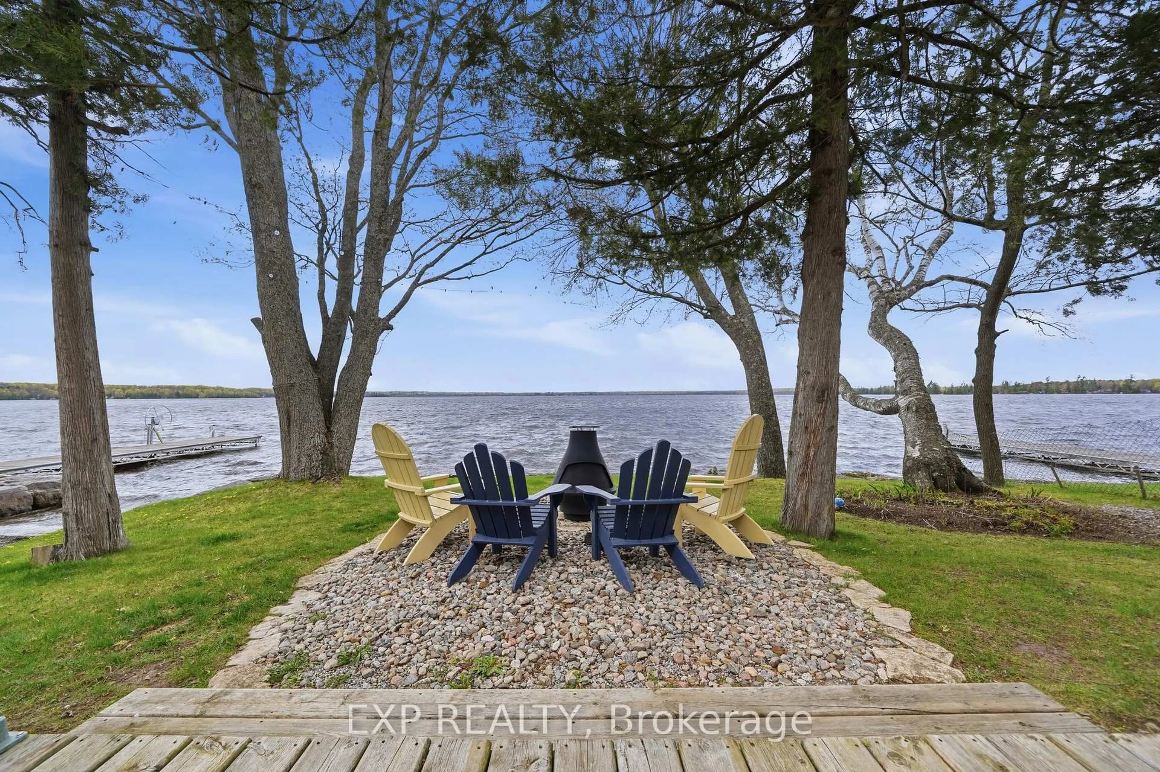 Patio, water/lake/river/ocean view for 29 Fire Route 44, Havelock-Belmont-Methuen Ontario K0L 1Z0