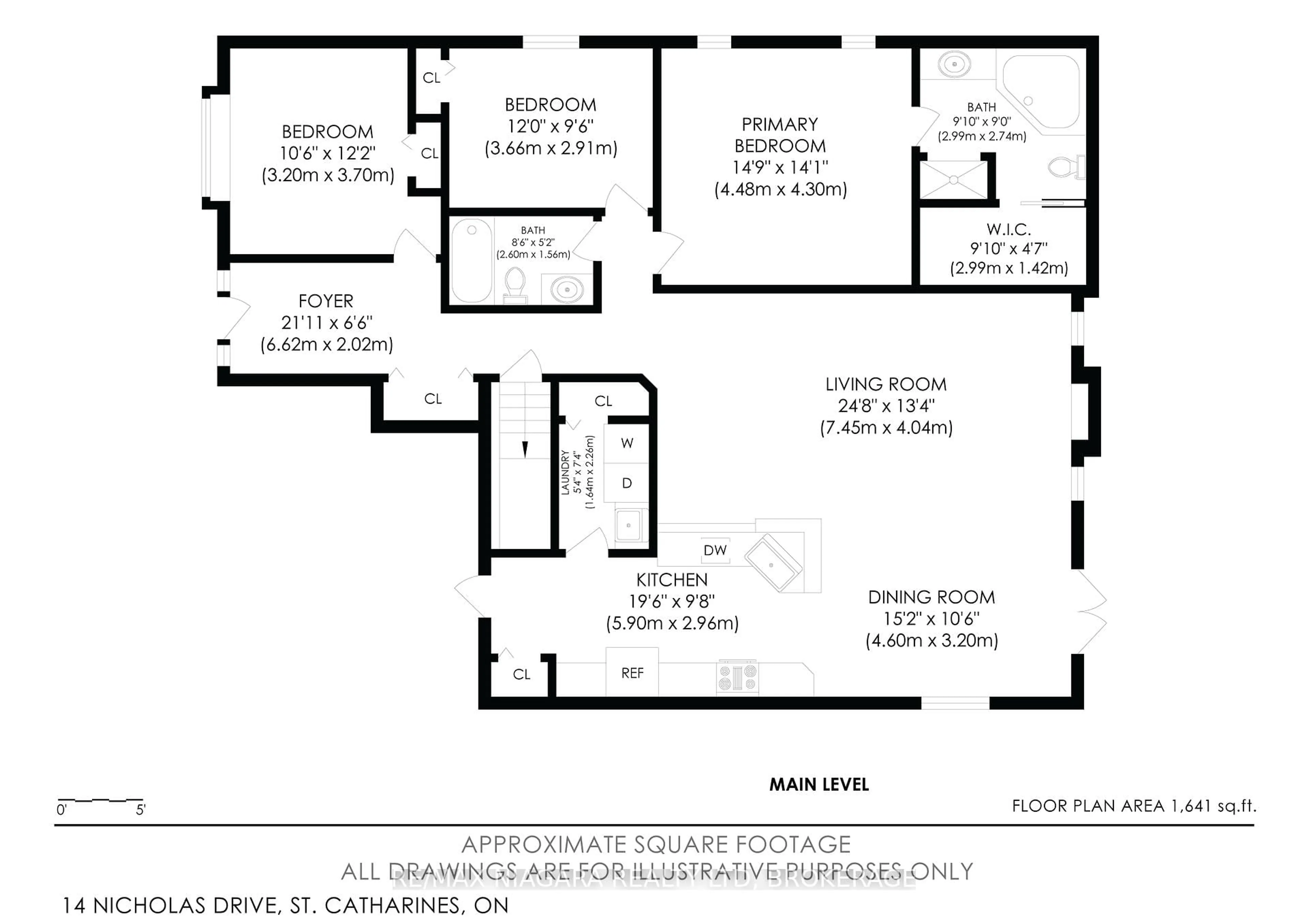 Floor plan for 14 Nicholas Dr, St. Catharines Ontario L2S 4C2