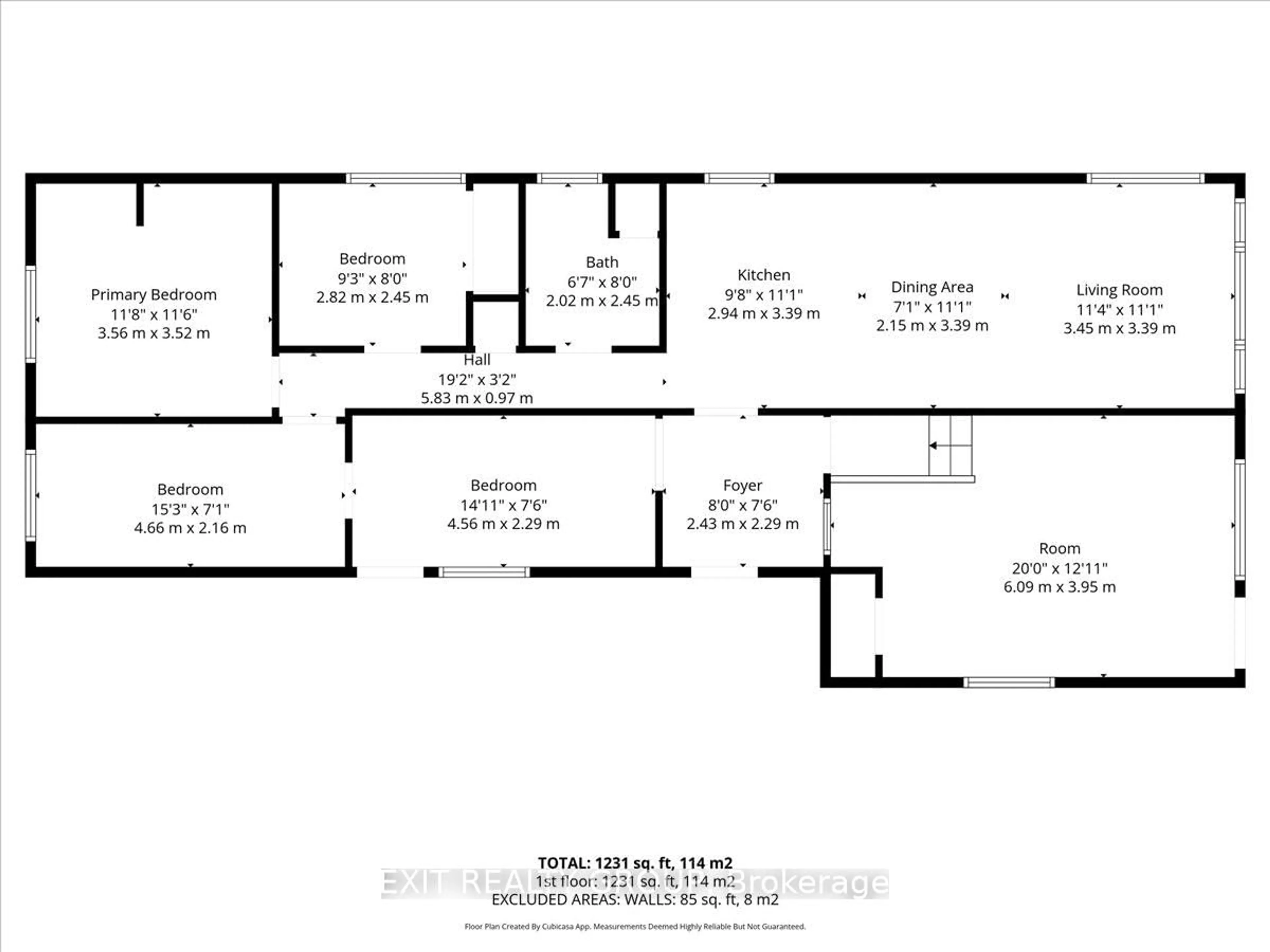 Floor plan for 22 Linden Blvd, Quinte West Ontario K8N 4Z3