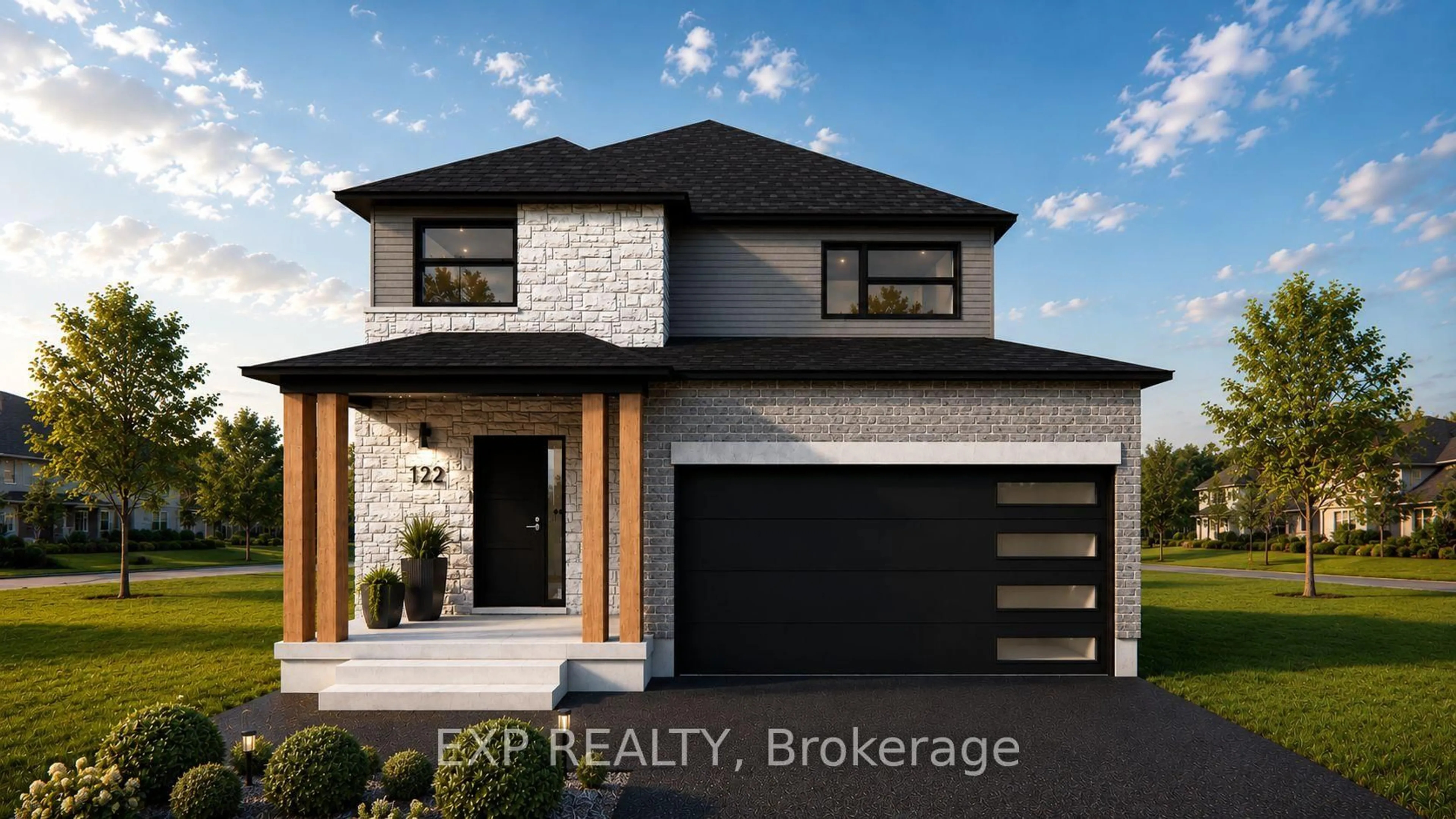 Home with brick exterior material, street for 117 Thackeray Way, Minto Ontario N0G 1Z0