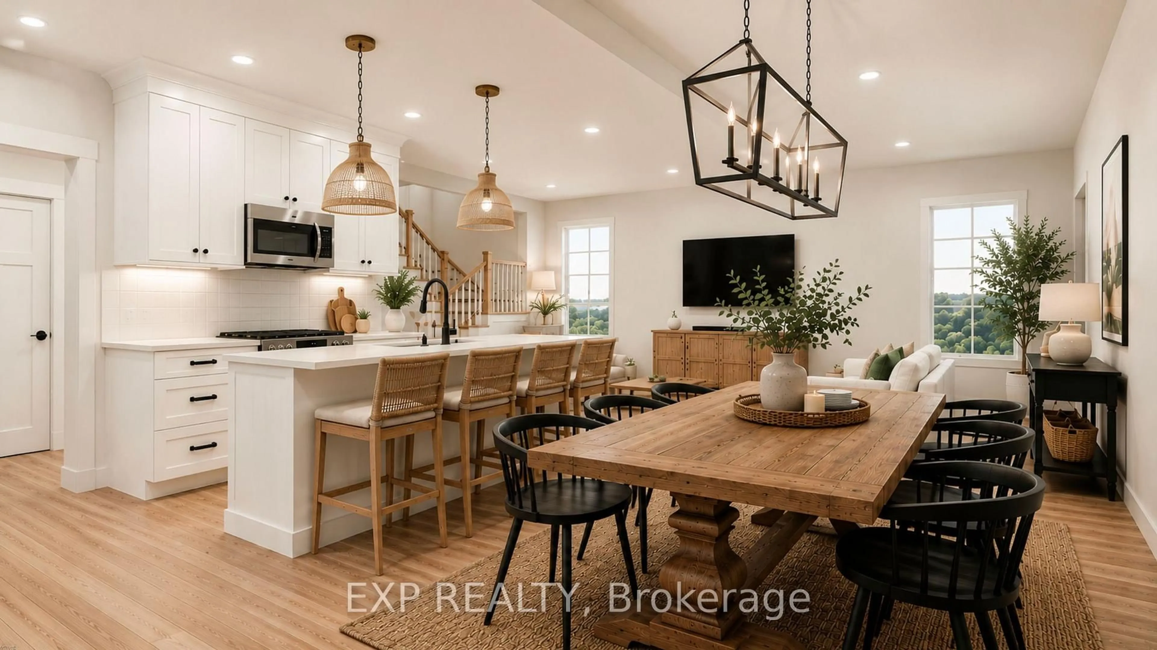 Open concept kitchen, unknown for 117 Thackeray Way, Minto Ontario N0G 1Z0