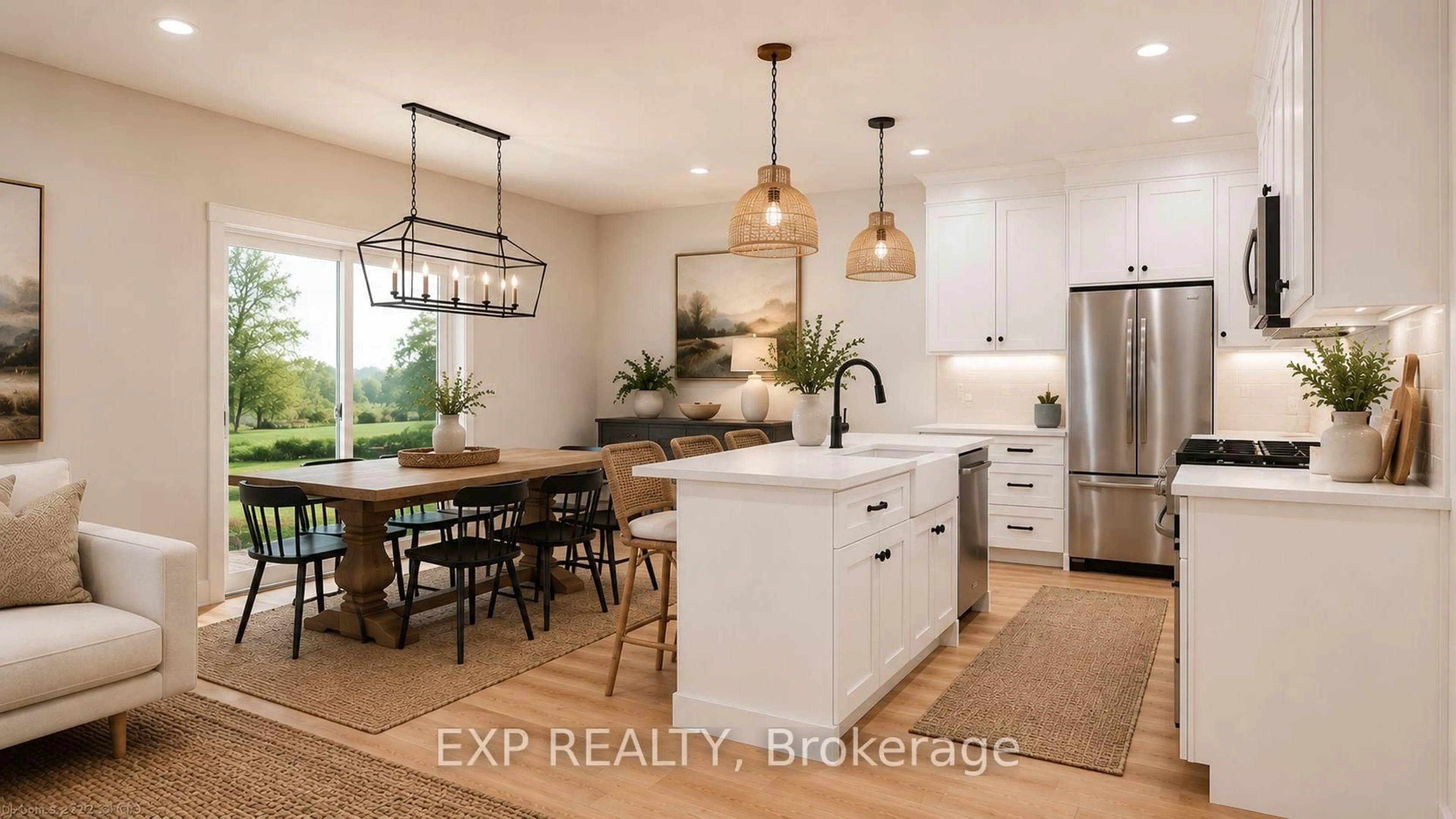 Open concept kitchen, unknown for 117 Thackeray Way, Minto Ontario N0G 1Z0