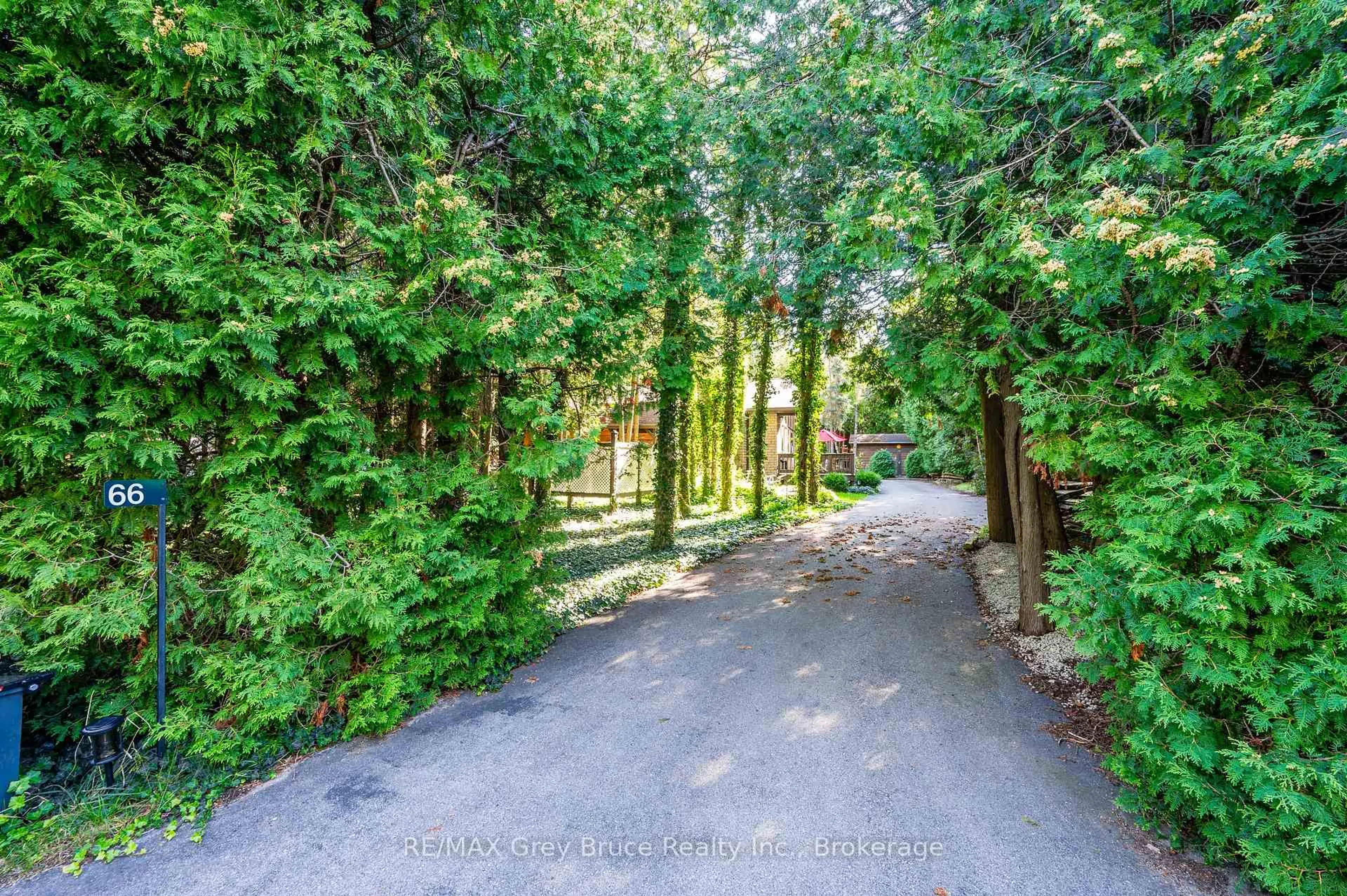 Patio, forest/trees view for 66 HARPUR Dr, Northern Bruce Peninsula Ontario N0H 2R0