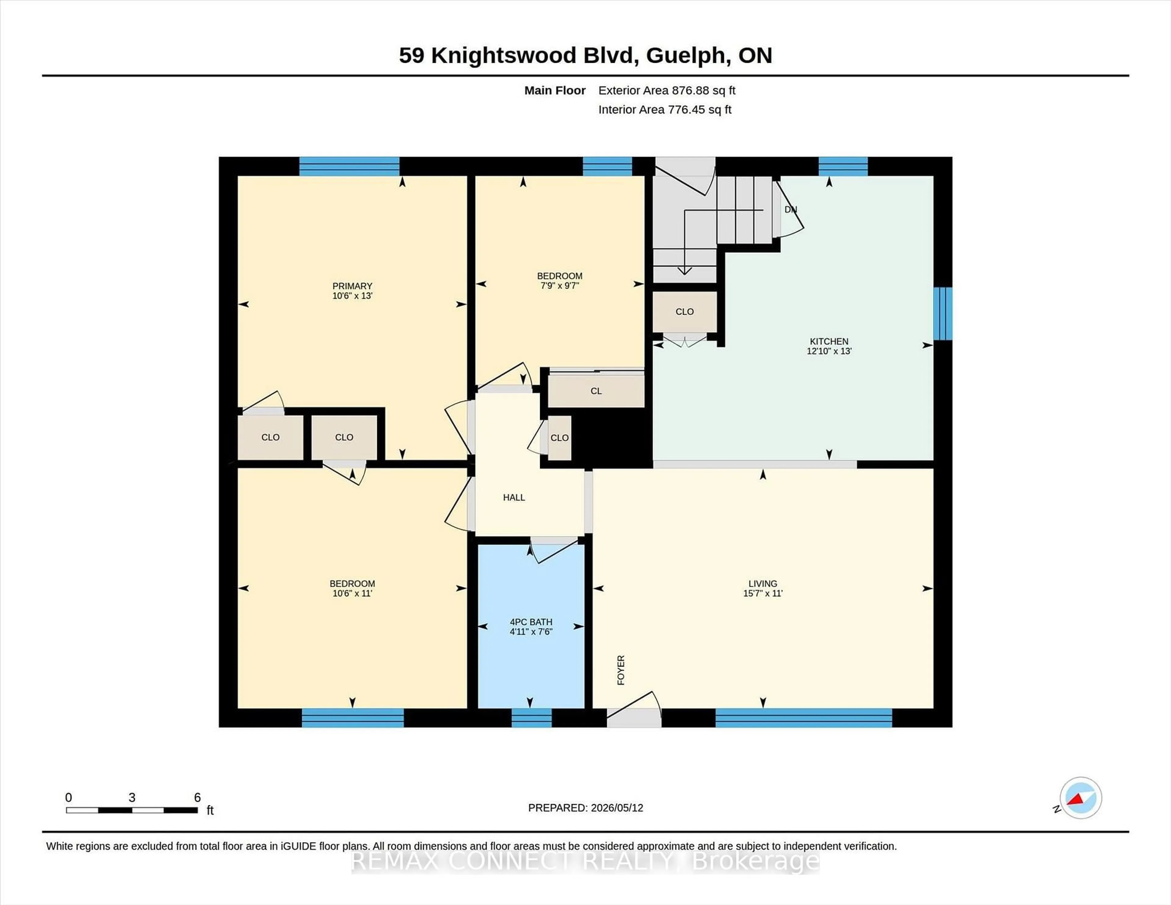 Floor plan for 59 Knightswood Blvd, Guelph Ontario N1E 3W6