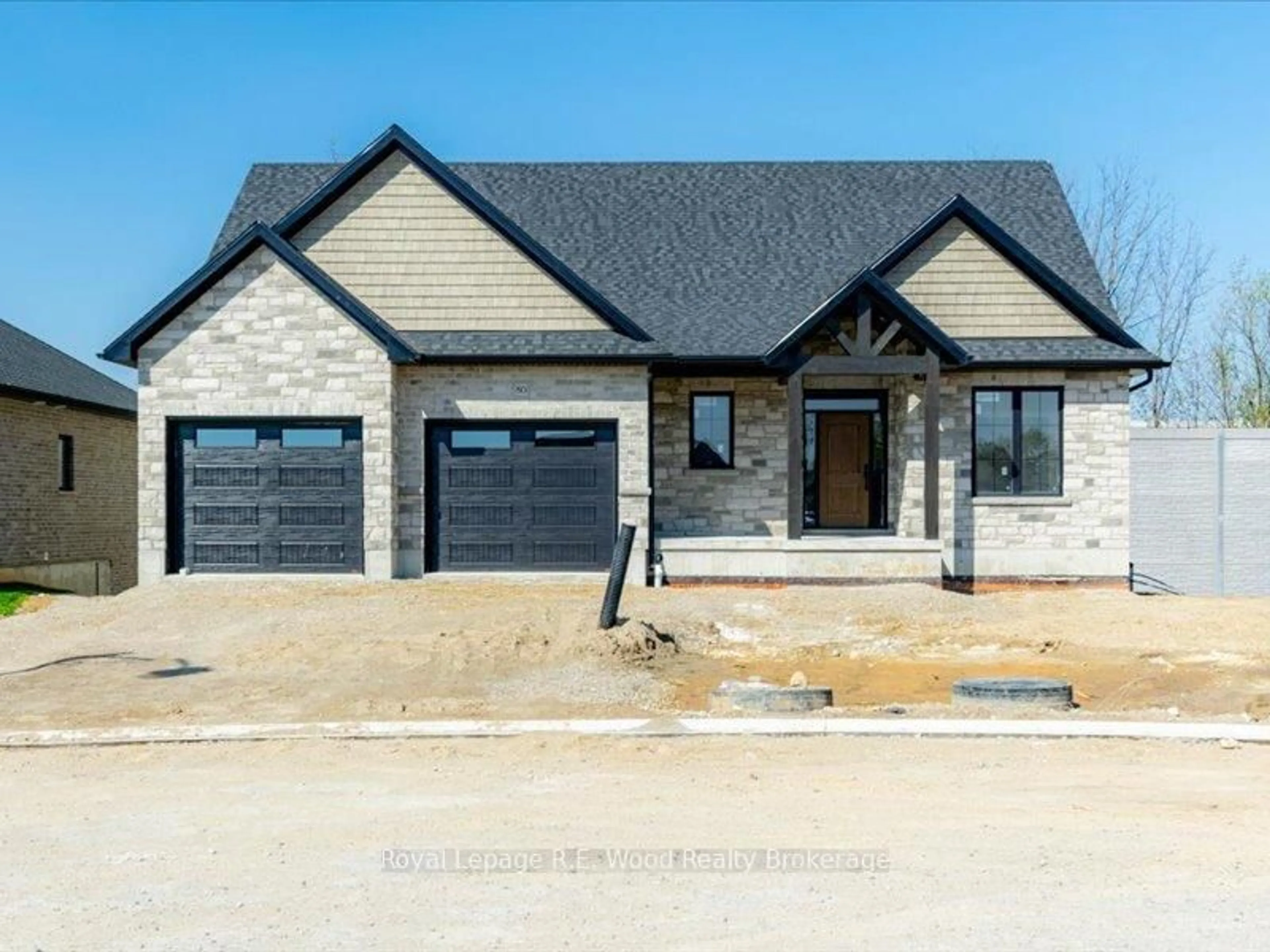 Home with brick exterior material, street for 80 Herb St, Norwich Ontario N0J 1P0