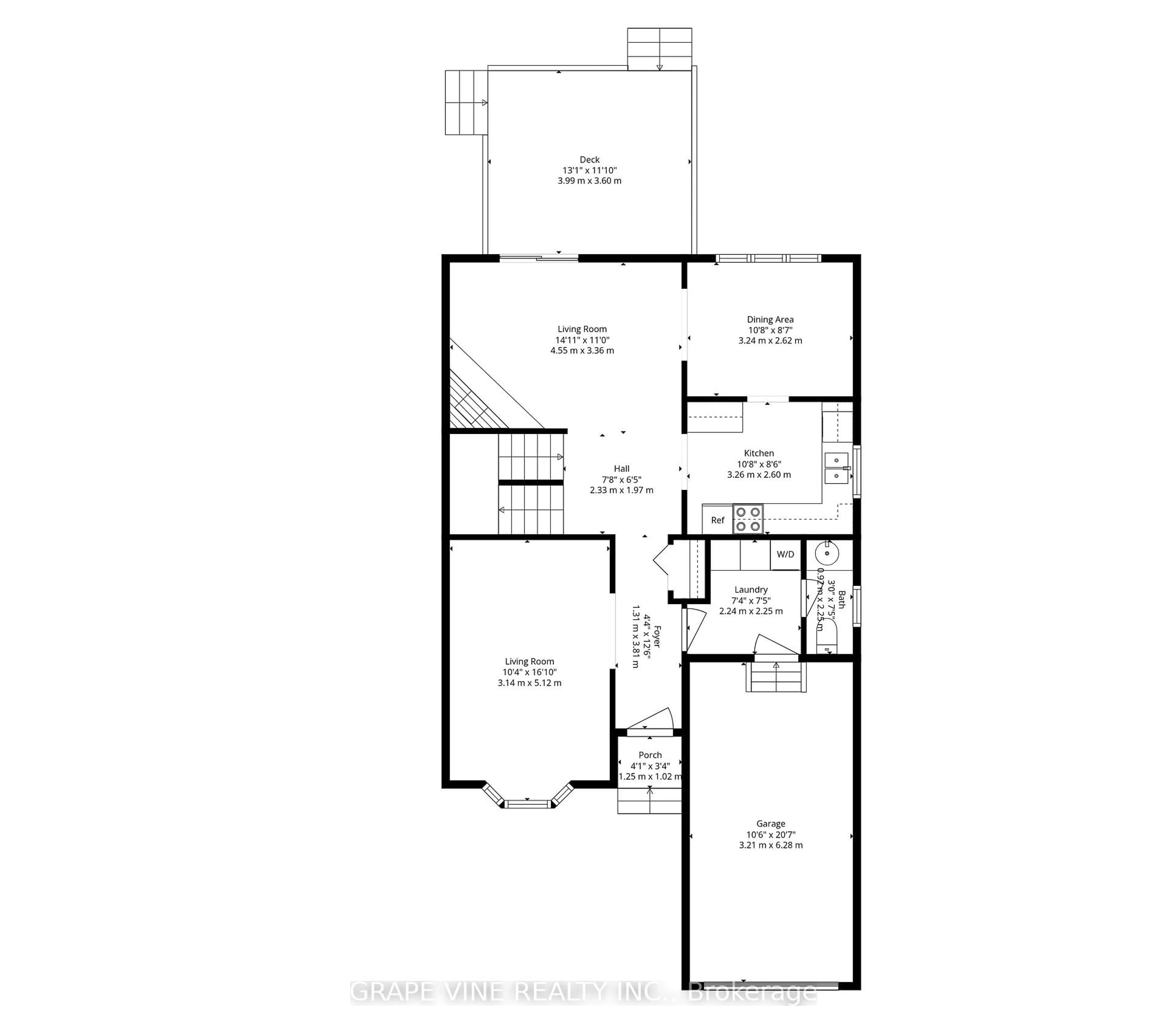 Floor plan for 1702 Boisbriand Cres, Ottawa Ontario K1C 4T9