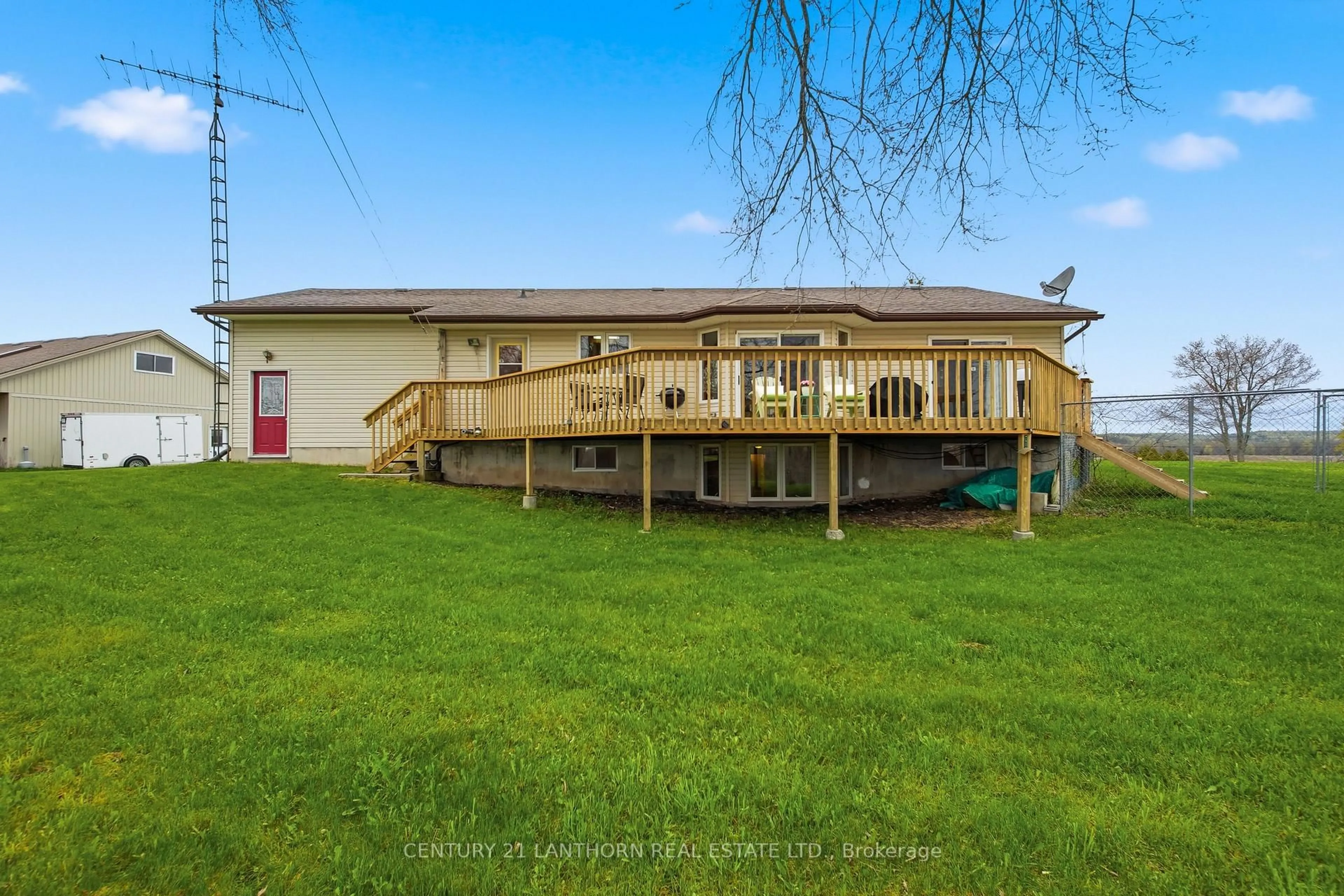 A pic from outside/outdoor area/front of a property/back of a property/a pic from drone, water/lake/river/ocean view for 1337 Hamilton Rd, Trenton Ontario K8V 5P8