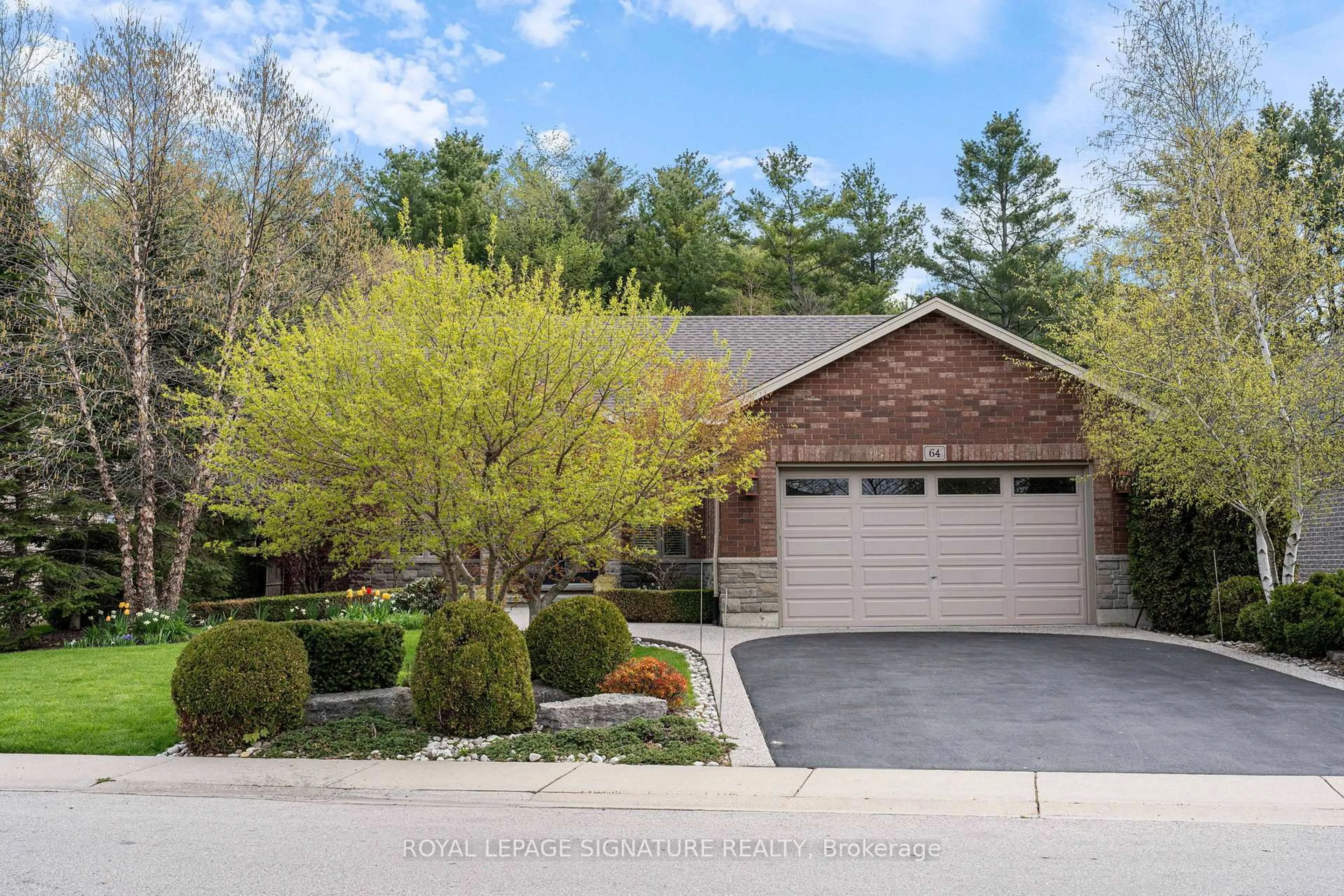 Home with brick exterior material, street for 64 Newport Lane, Norfolk Ontario N0A 1N7