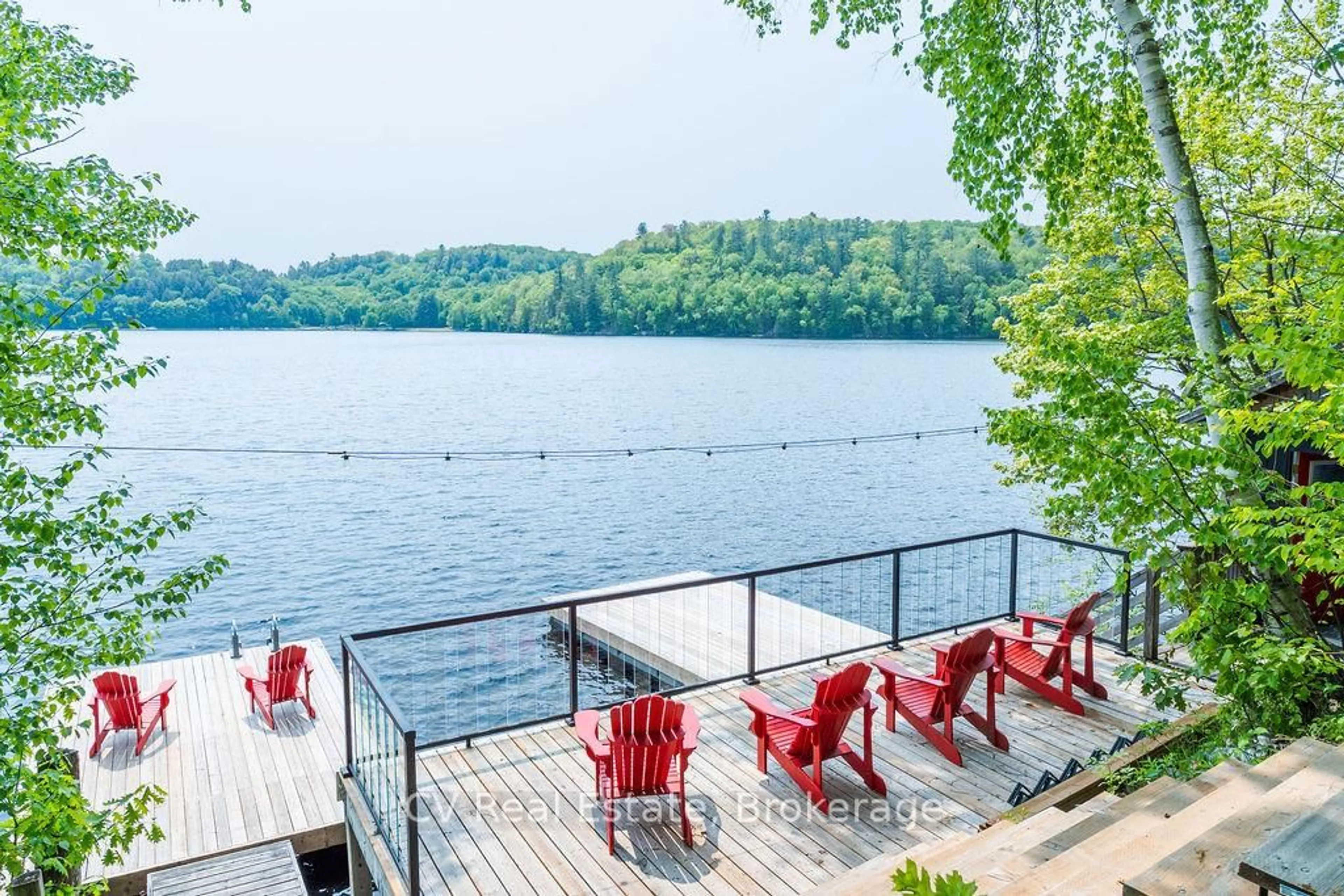 Patio, water/lake/river/ocean view for 748 Big Island, Huntsville Ontario P1H 2J2
