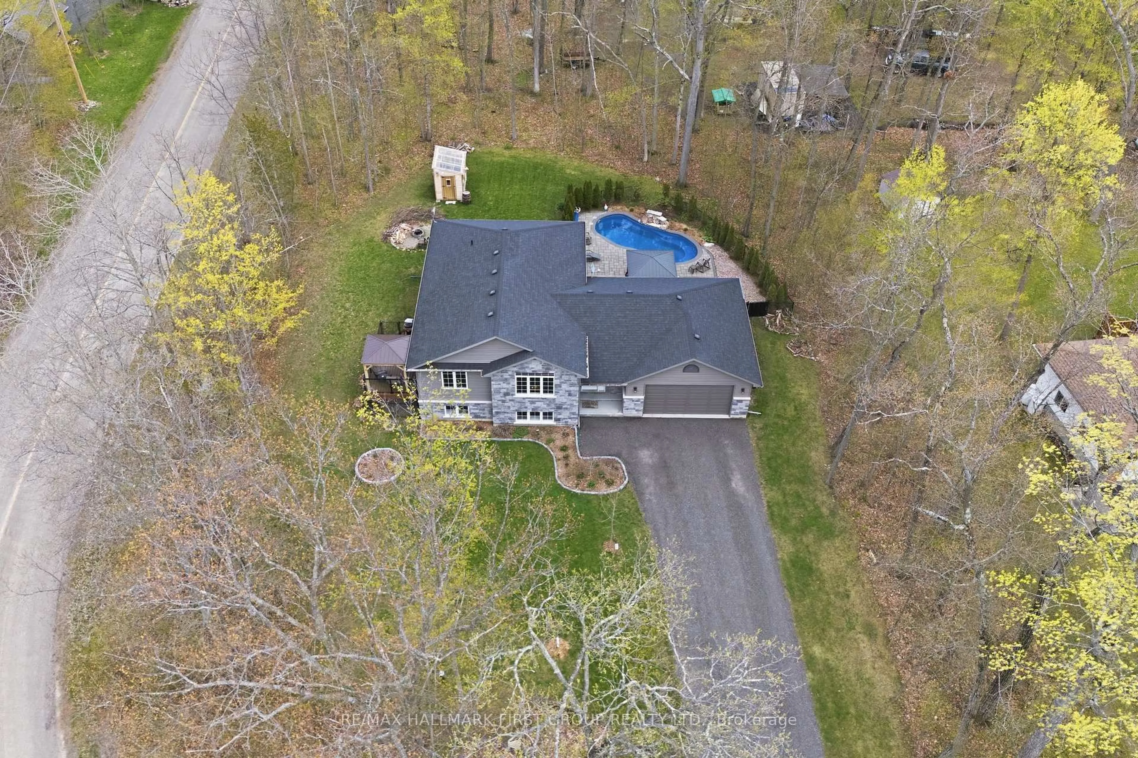A pic from outside/outdoor area/front of a property/back of a property/a pic from drone, water/lake/river/ocean view for 29 Riverside Dr, Trent Hills Ontario K0L 1L0
