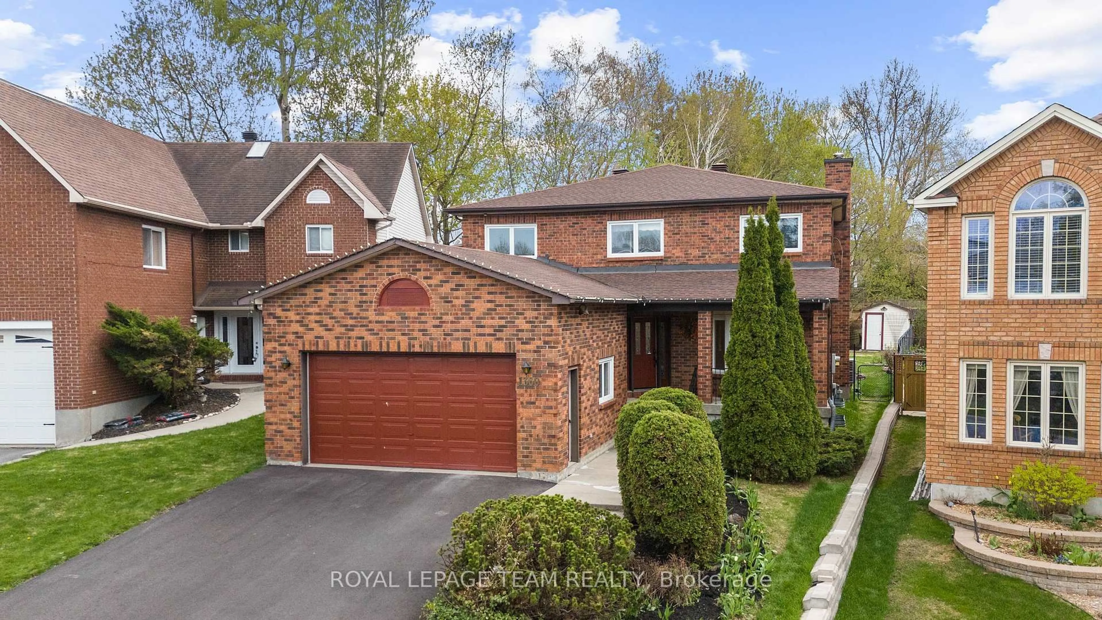 Home with brick exterior material, street for 1360 GAULTOIS Ave, Ottawa Ontario K1C 3G6