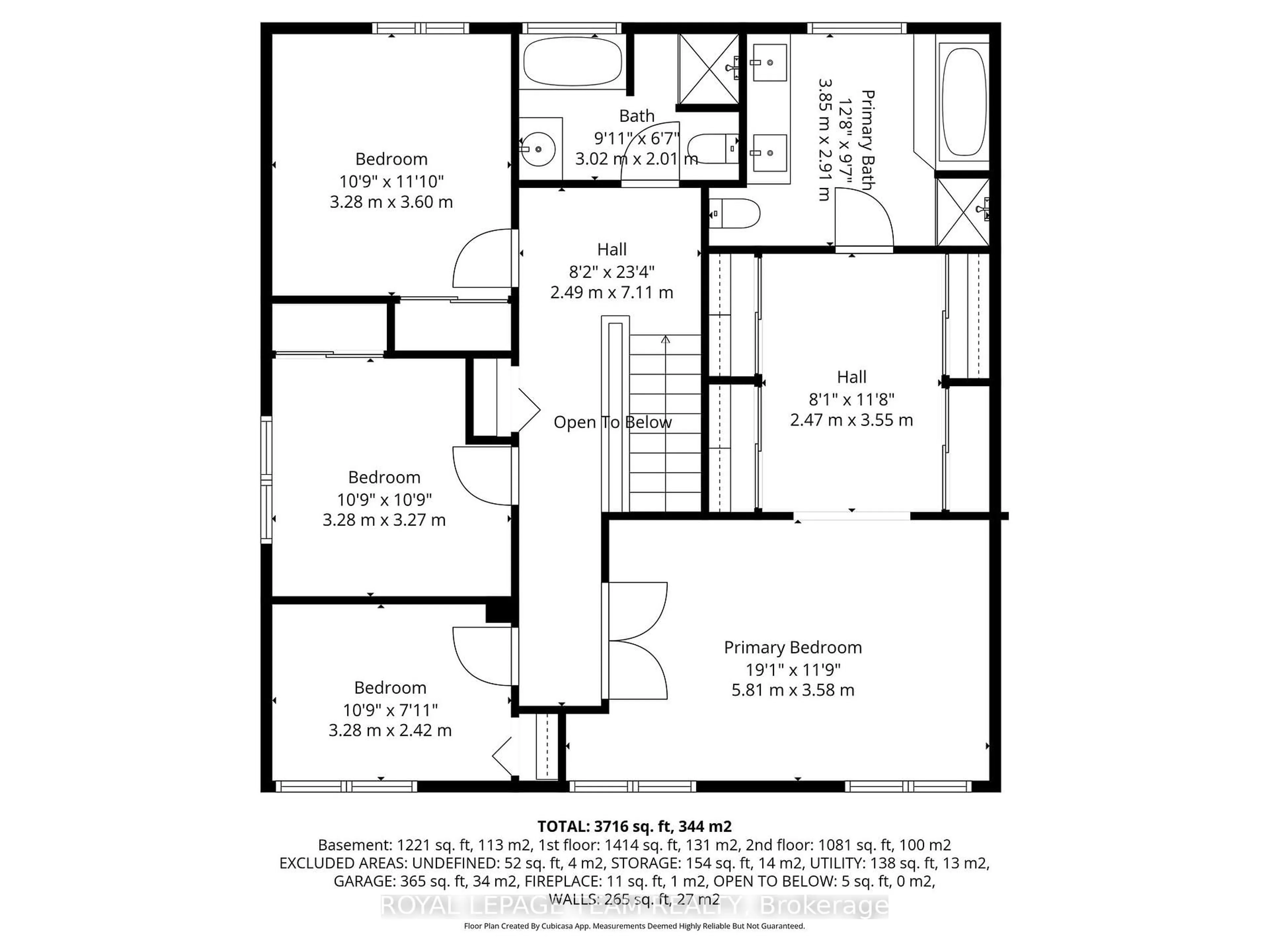 Floor plan for 1360 GAULTOIS Ave, Ottawa Ontario K1C 3G6