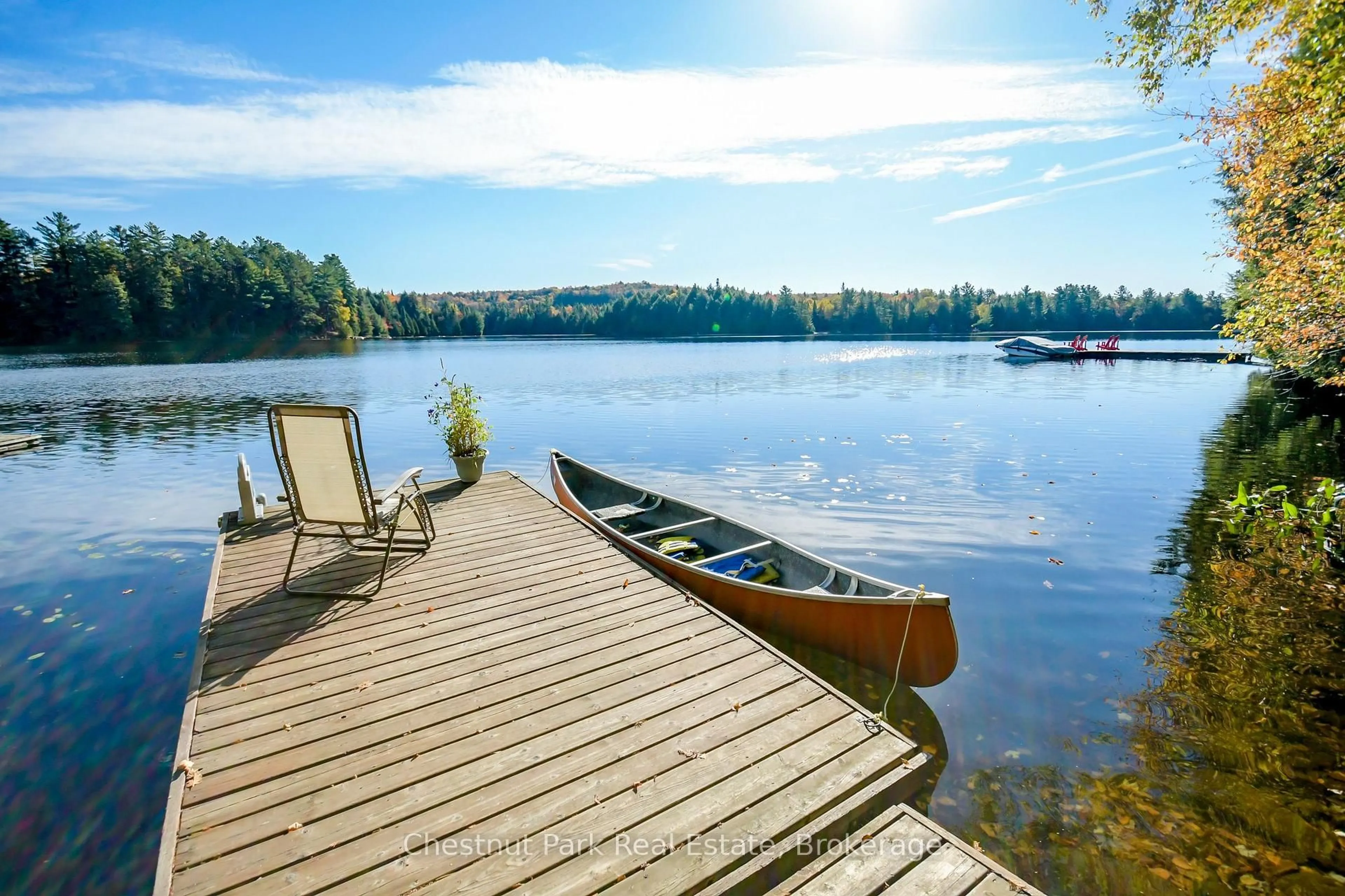 Patio, water/lake/river/ocean view for 1023 Roly Lane, Lake of Bays Ontario P1H 2J6