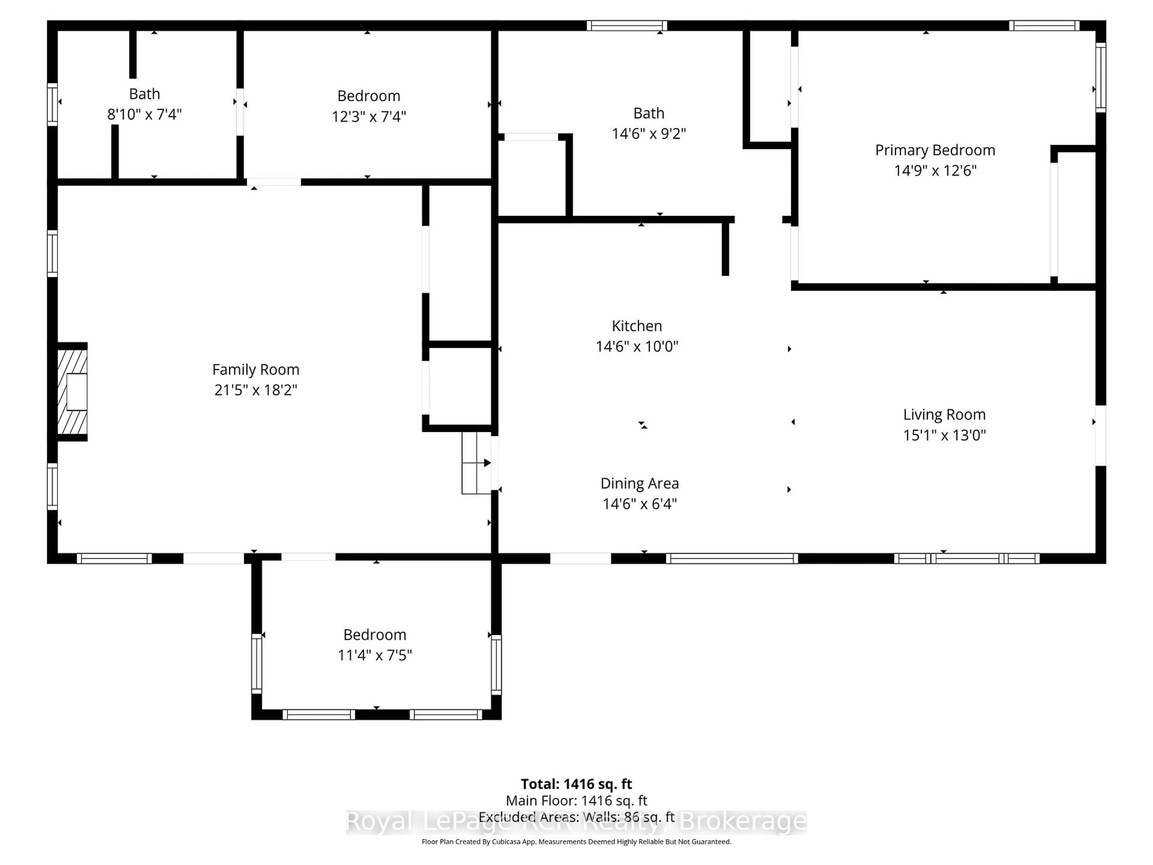 Floor plan for 502183 Grey Road 1 Rd, Georgian Bluffs Ontario N0H 2T0