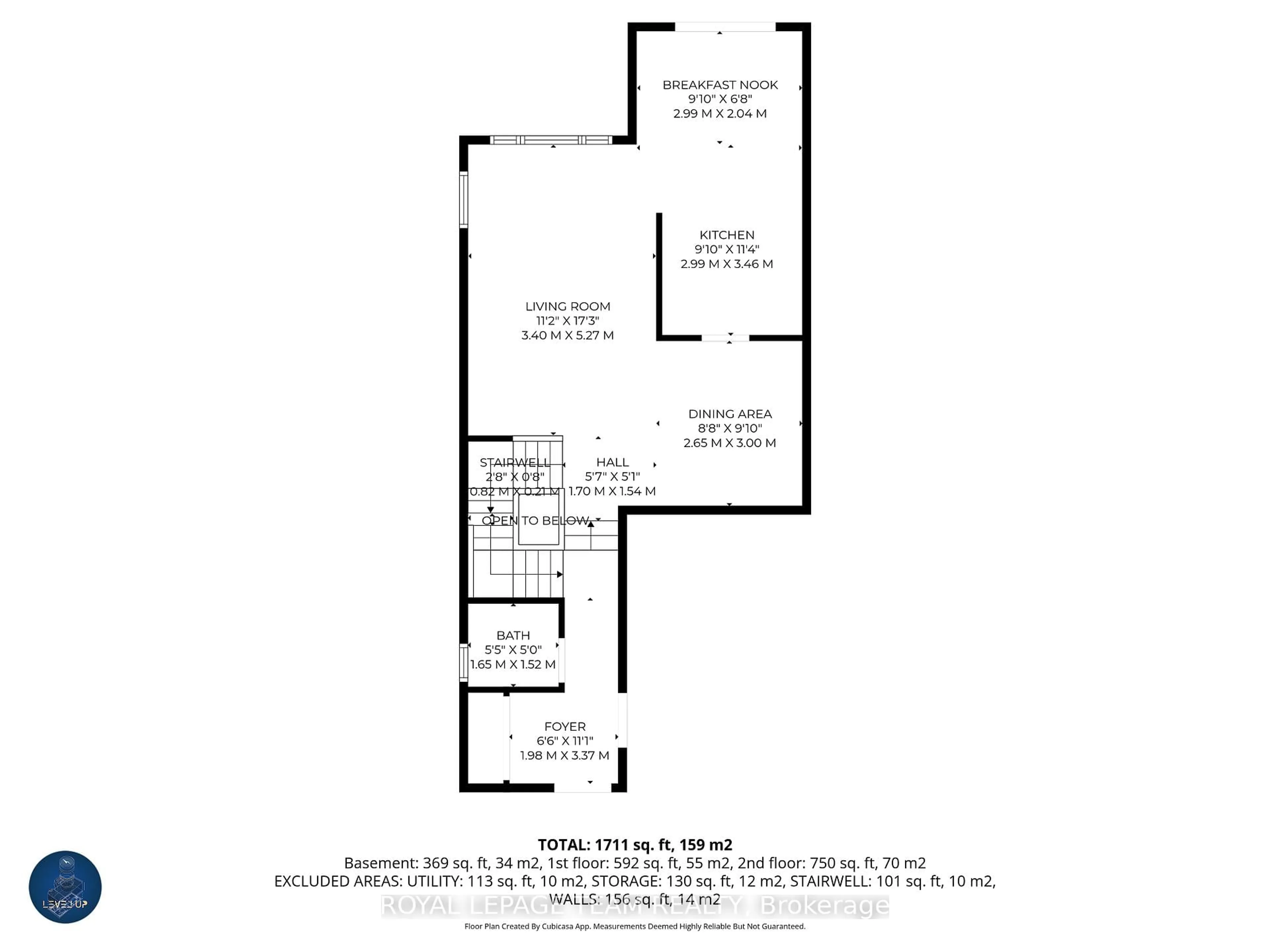 Floor plan for 646 Casabella Dr, Ottawa Ontario K4A 4G1