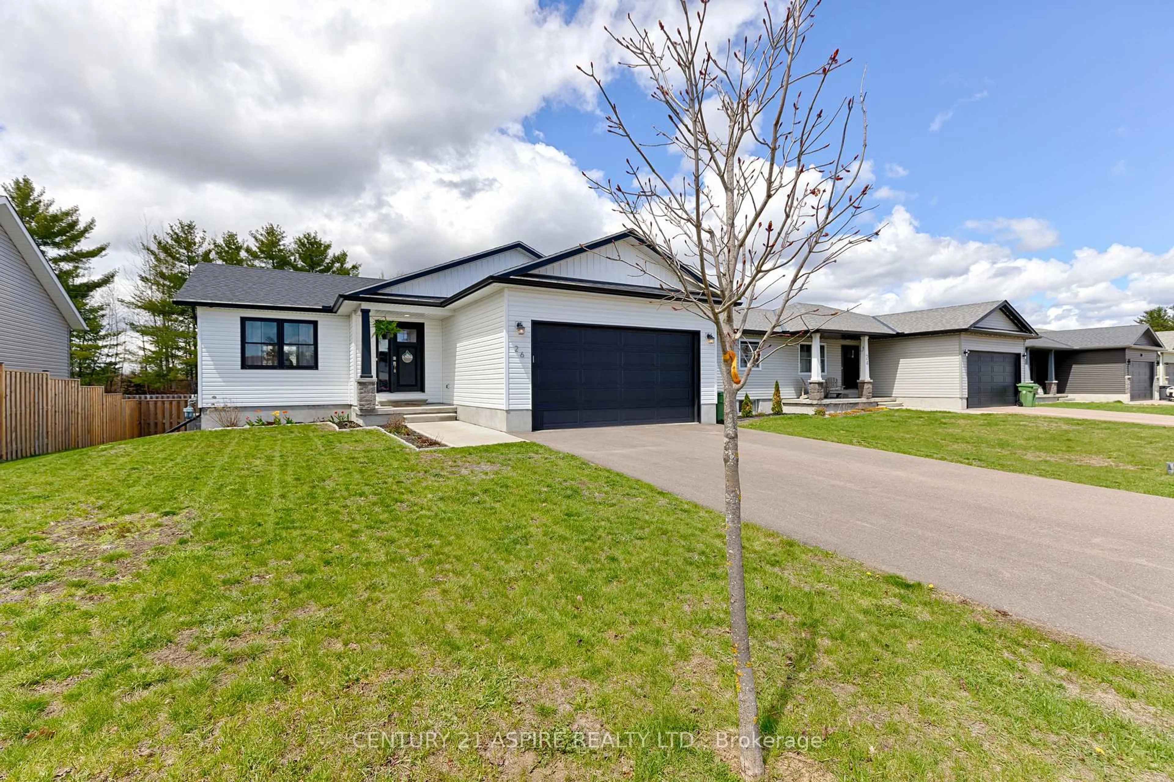 A pic from outside/outdoor area/front of a property/back of a property/a pic from drone, street for 26 Terrance Dr, Petawawa Ontario K8H 0H3