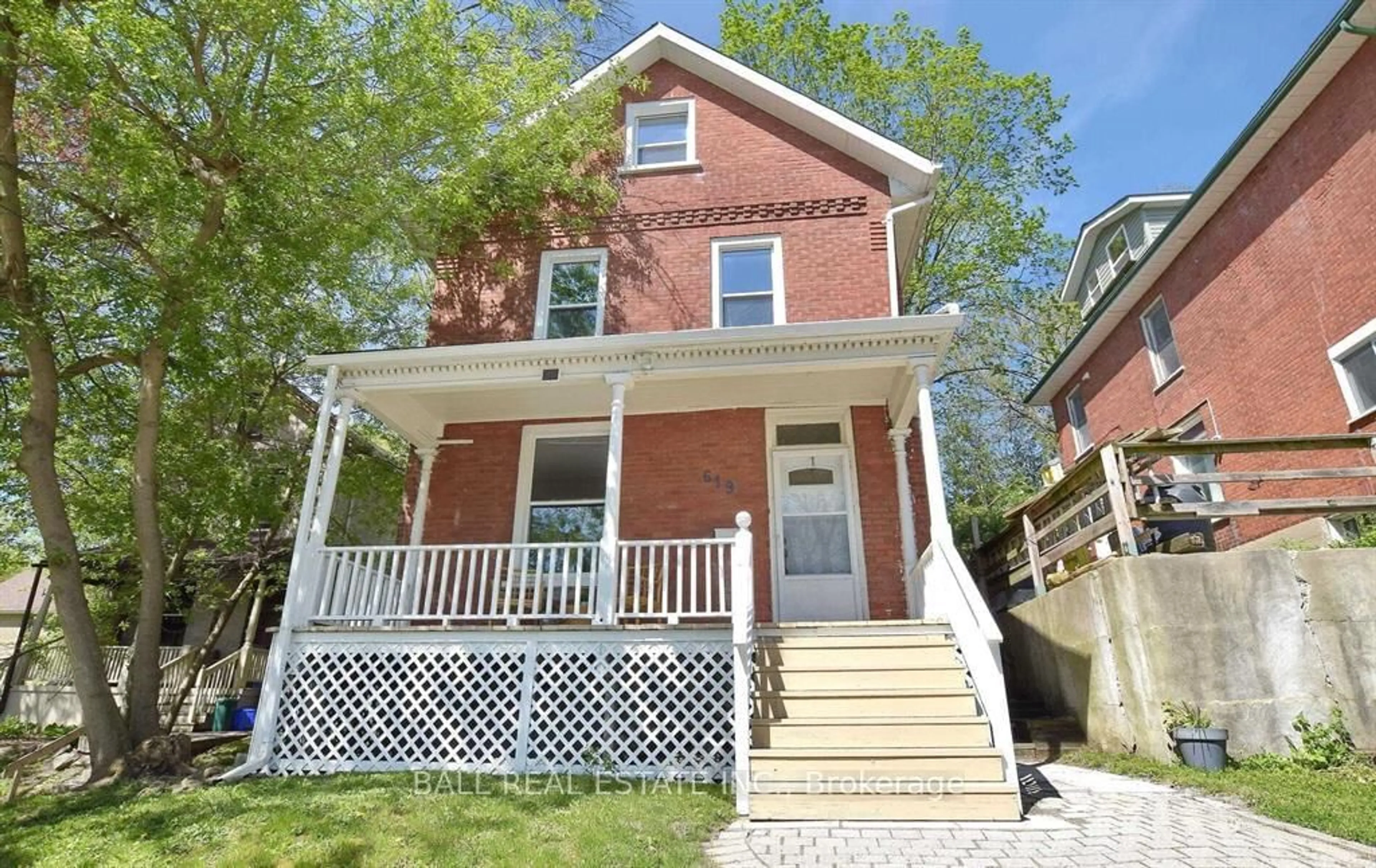 Home with brick exterior material, street for 619 Aylmer St, Peterborough Ontario K9H 3X2
