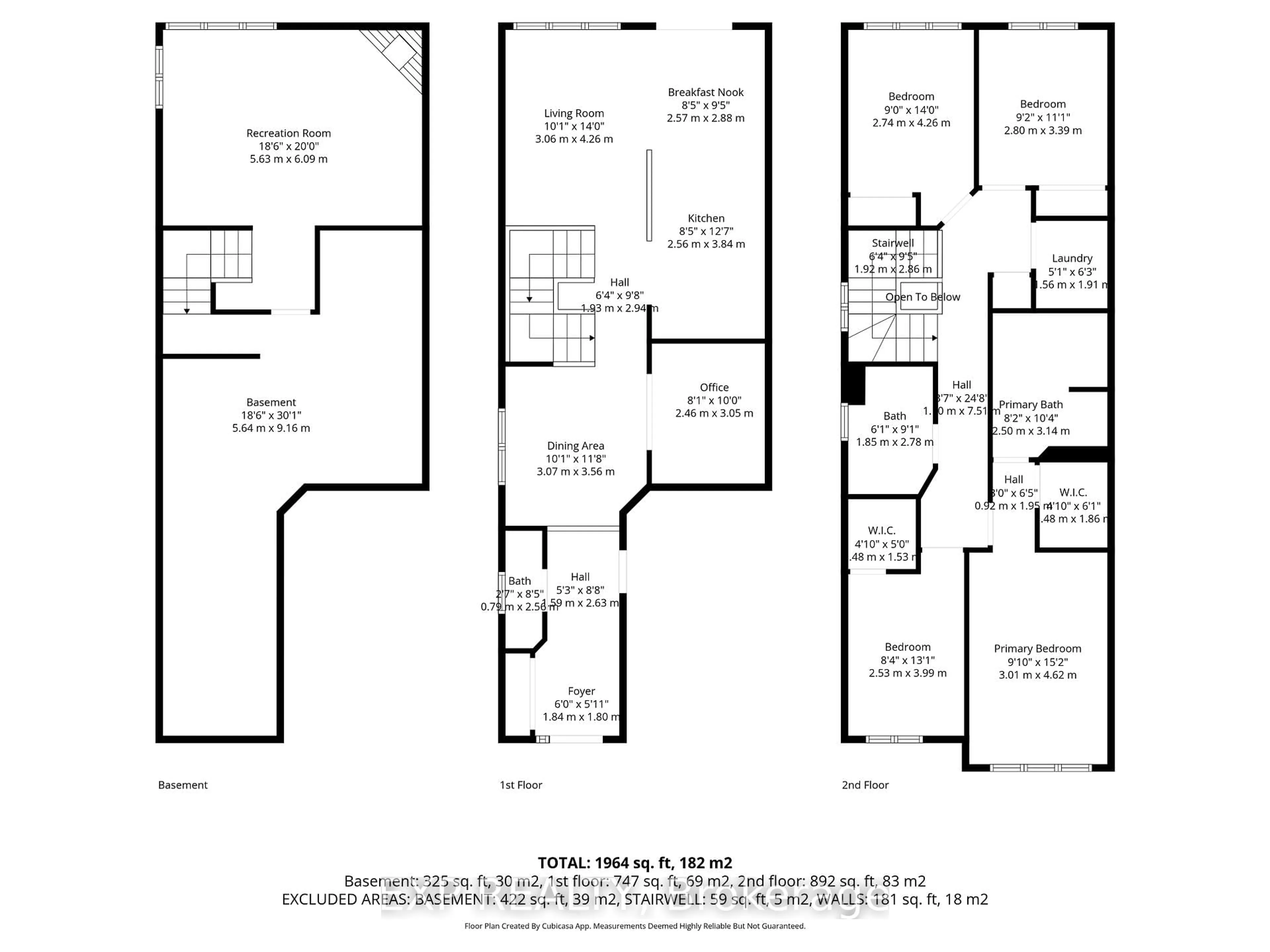 Floor plan for 299 Wood Acres Grve, Ottawa Ontario K1T 0B3