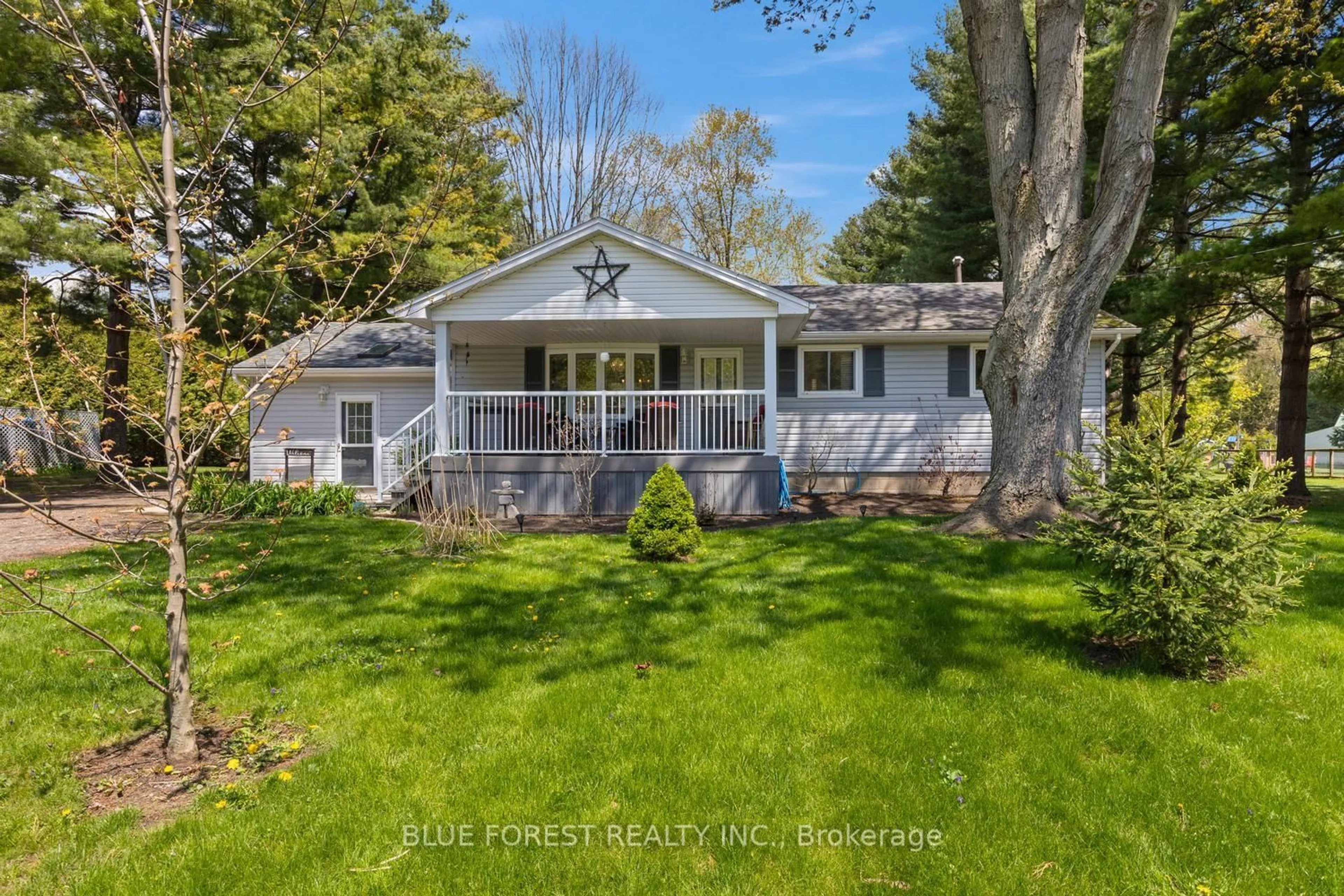 A pic from outside/outdoor area/front of a property/back of a property/a pic from drone, street for 9984 Graham Rd, West Elgin Ontario N0L 2P0