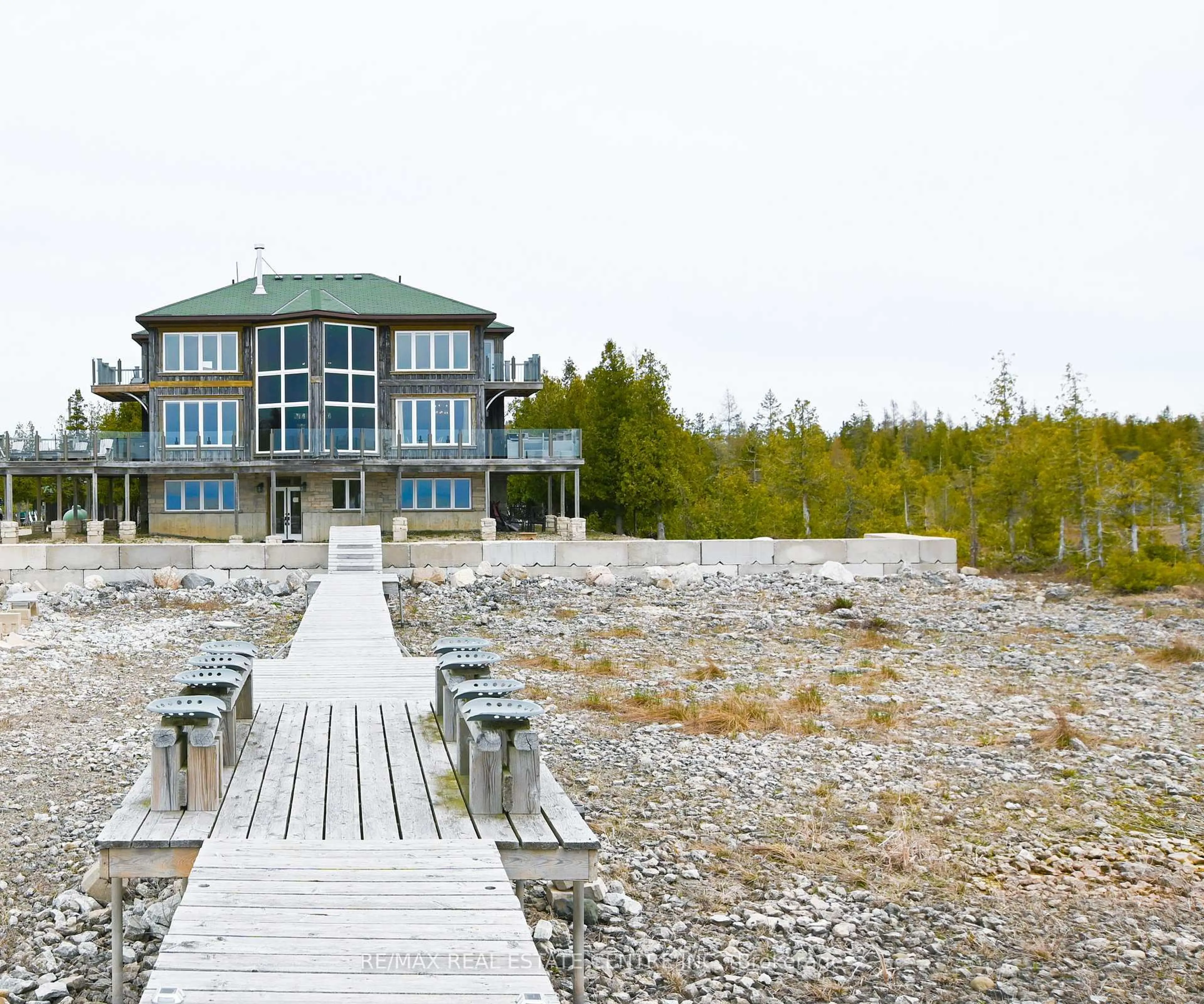 Patio, water/lake/river/ocean view for 796 Dorcas Bay Rd, Northern Bruce Peninsula Ontario N0H 2R0