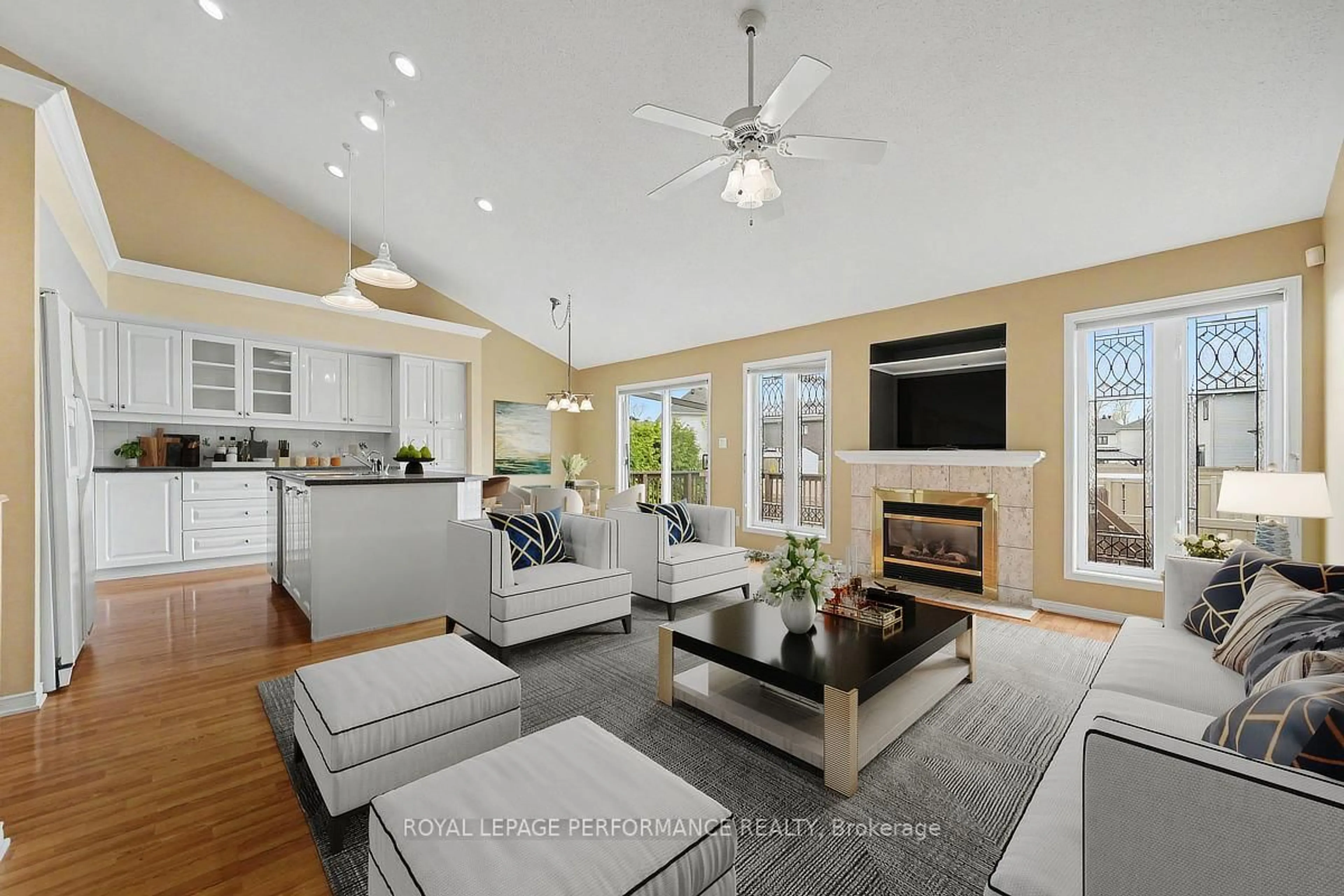 Open concept kitchen, ceramic/tile floor for 19 Settlers Ridge Way, Ottawa Ontario K2J 4V3