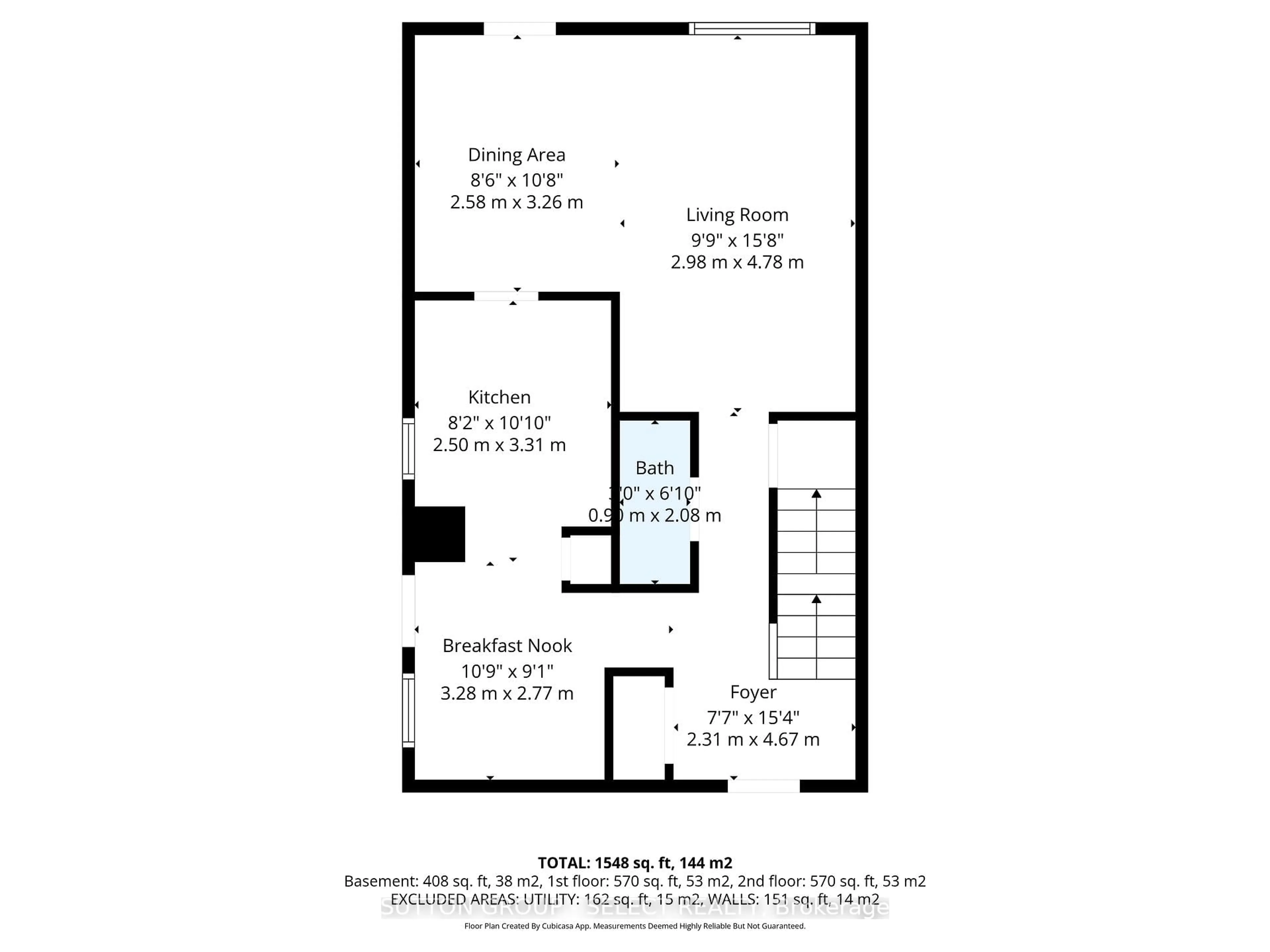 Floor plan for 461 Cleveland Ave, London South Ontario N5Z 3C3