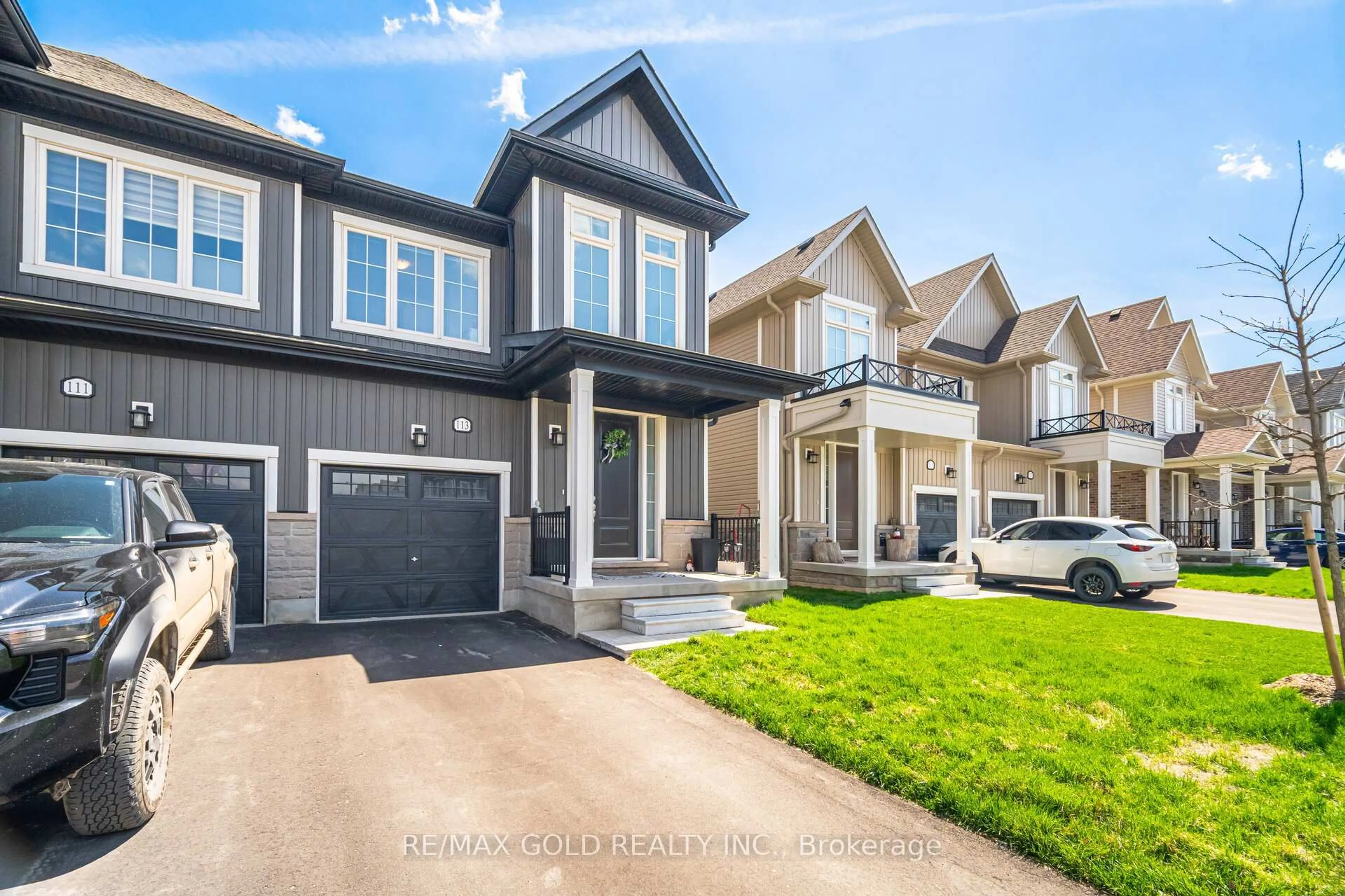 Home with brick exterior material, street for 113 Molozzi St, Erin Ontario N0B 1T0