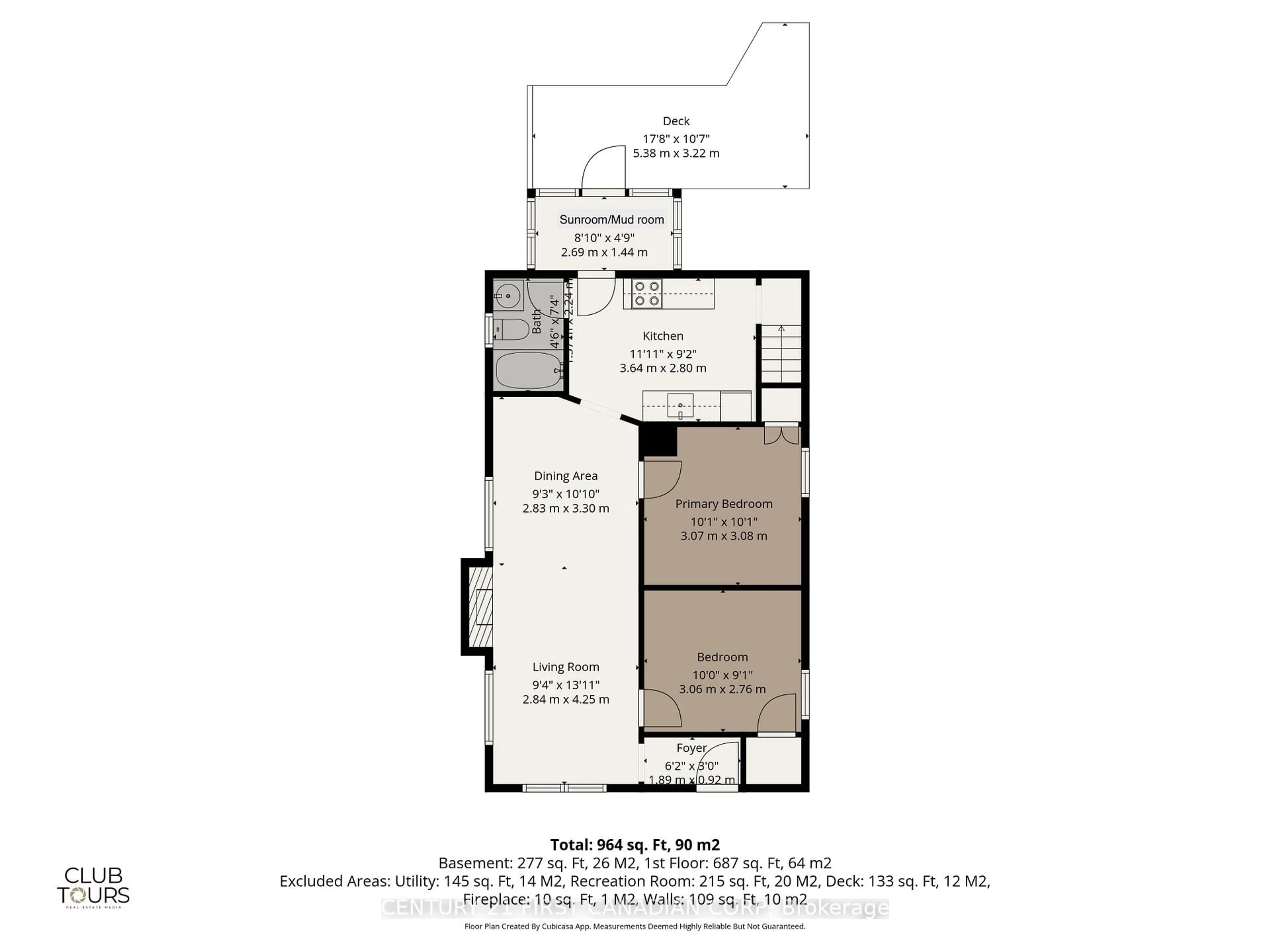 Floor plan for 63 Beattie Ave, London East Ontario N5W 2P1