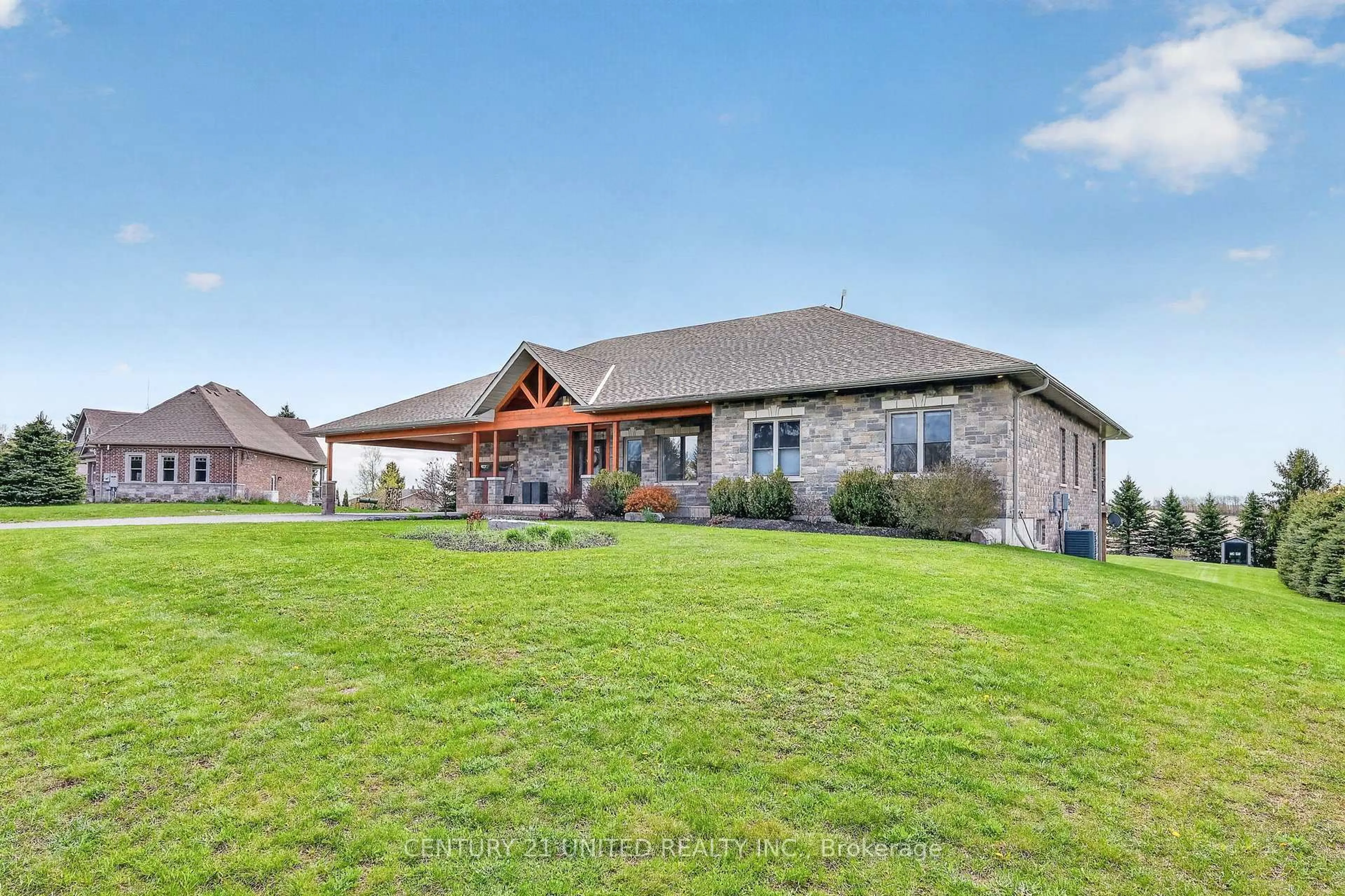 A pic from outside/outdoor area/front of a property/back of a property/a pic from drone, unknown for 1159 County Road 22, Alnwick/Haldimand Ontario K0K 2G0