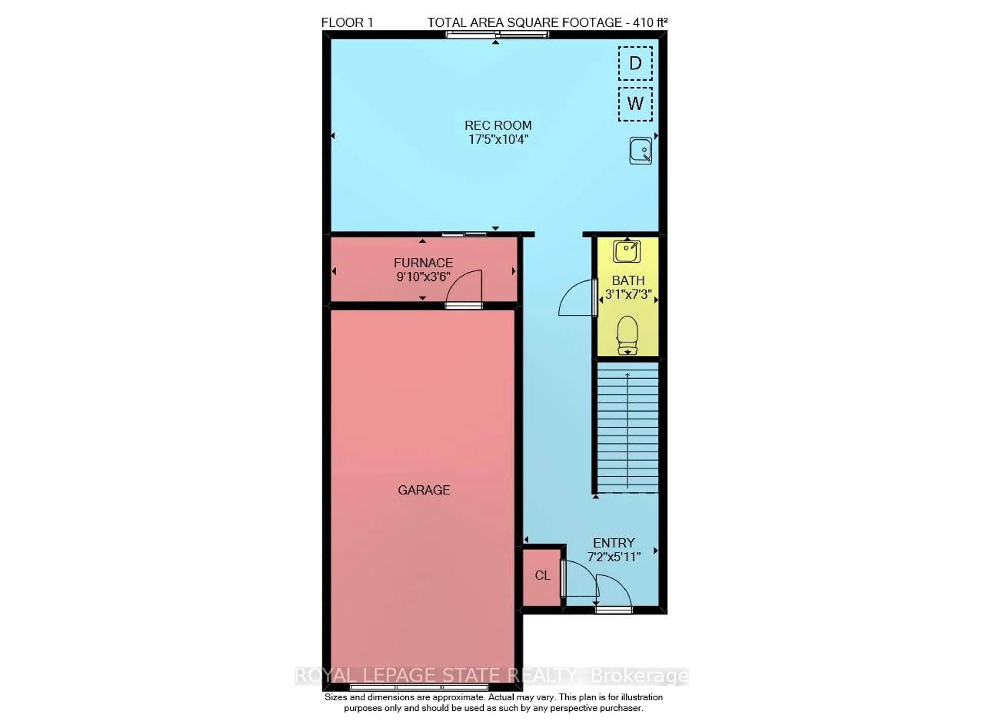 Floor plan for 1455 Garth St #9, Hamilton Ontario L9B 1T4