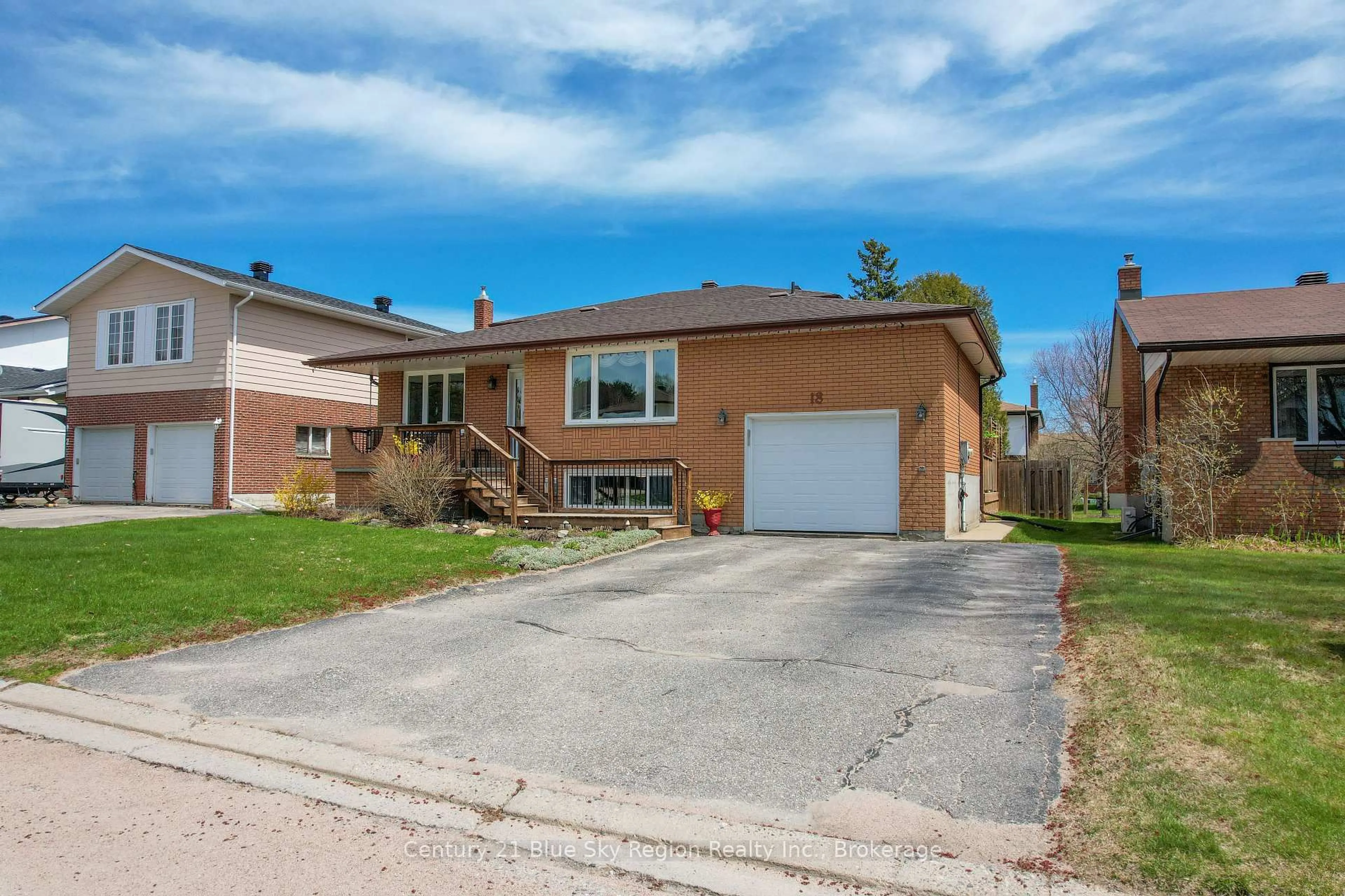 Home with brick exterior material, street for 18 Eglee Ave, North Bay Ontario P1B 8Z7