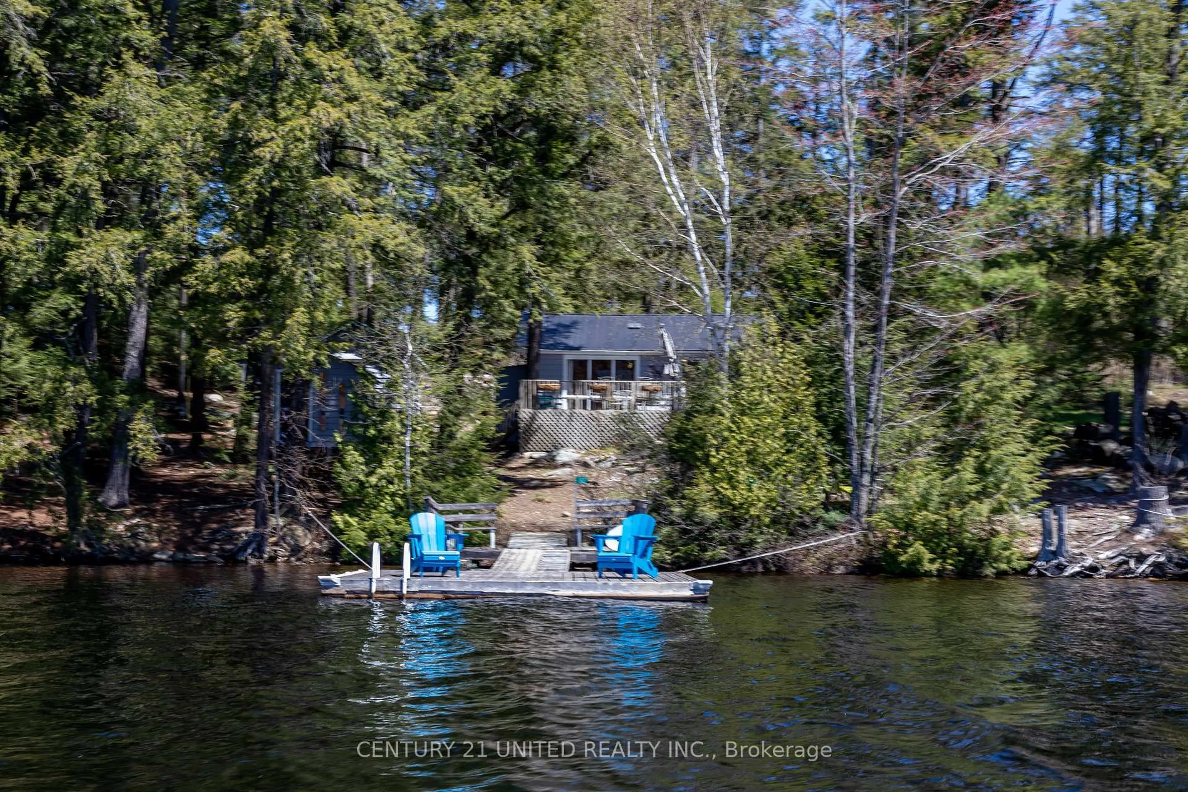 A pic from outside/outdoor area/front of a property/back of a property/a pic from drone, water/lake/river/ocean view for 812 Island 8 Catchacoma Lake, Trent Lakes Ontario K0L 1J0