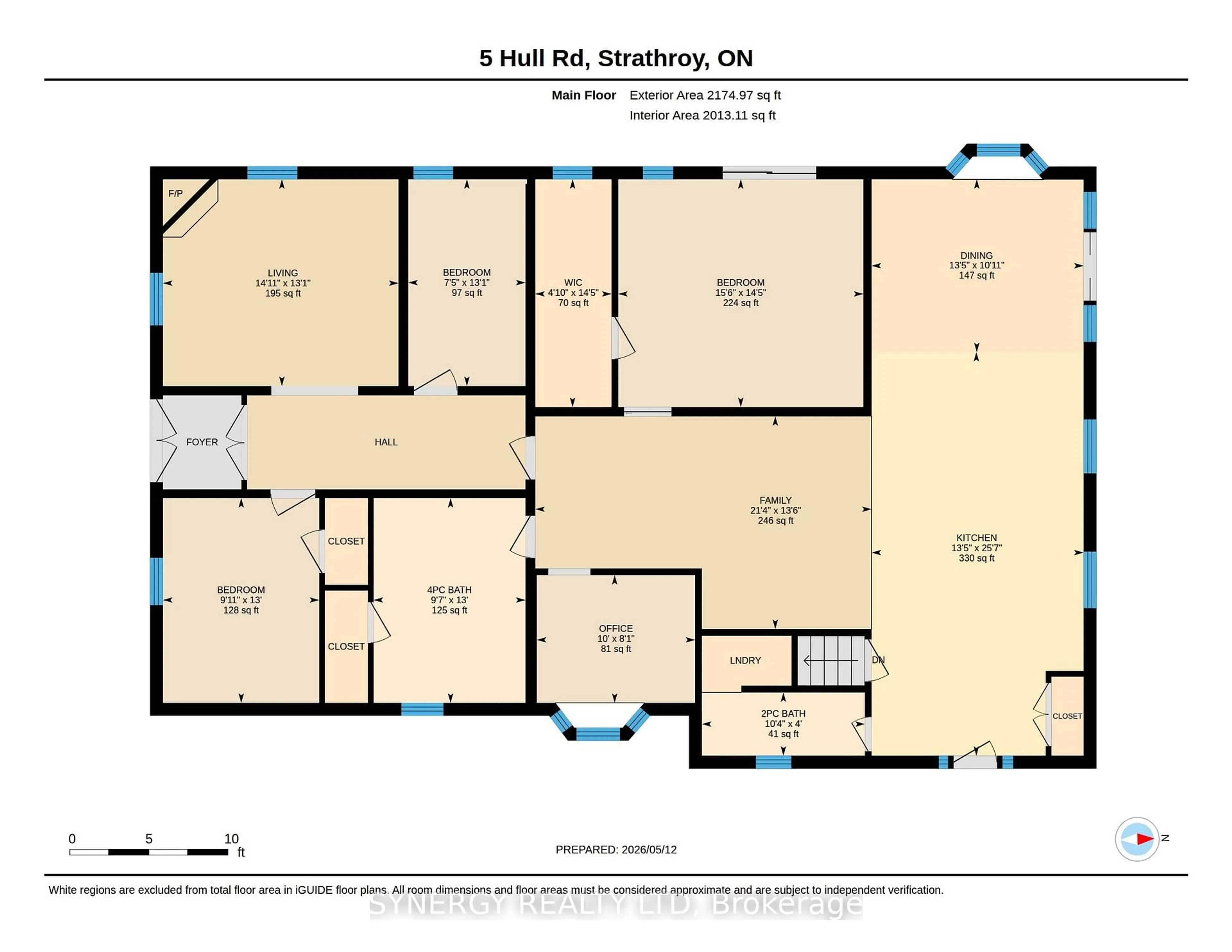 Floor plan for 5 Hull Rd, Strathroy-Caradoc Ontario N7G 2B7