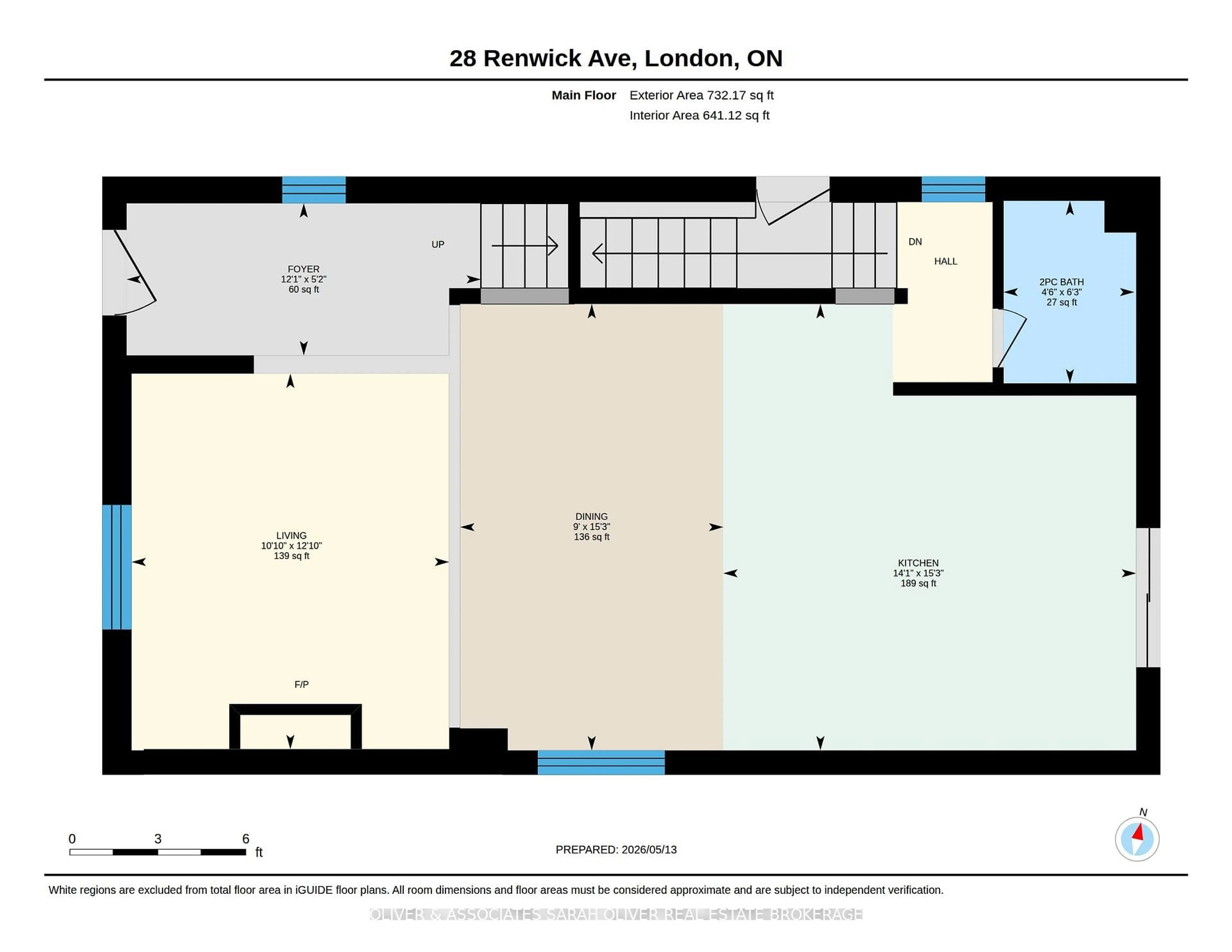 Floor plan for 28 Renwick Ave, London East Ontario N6A 3V2