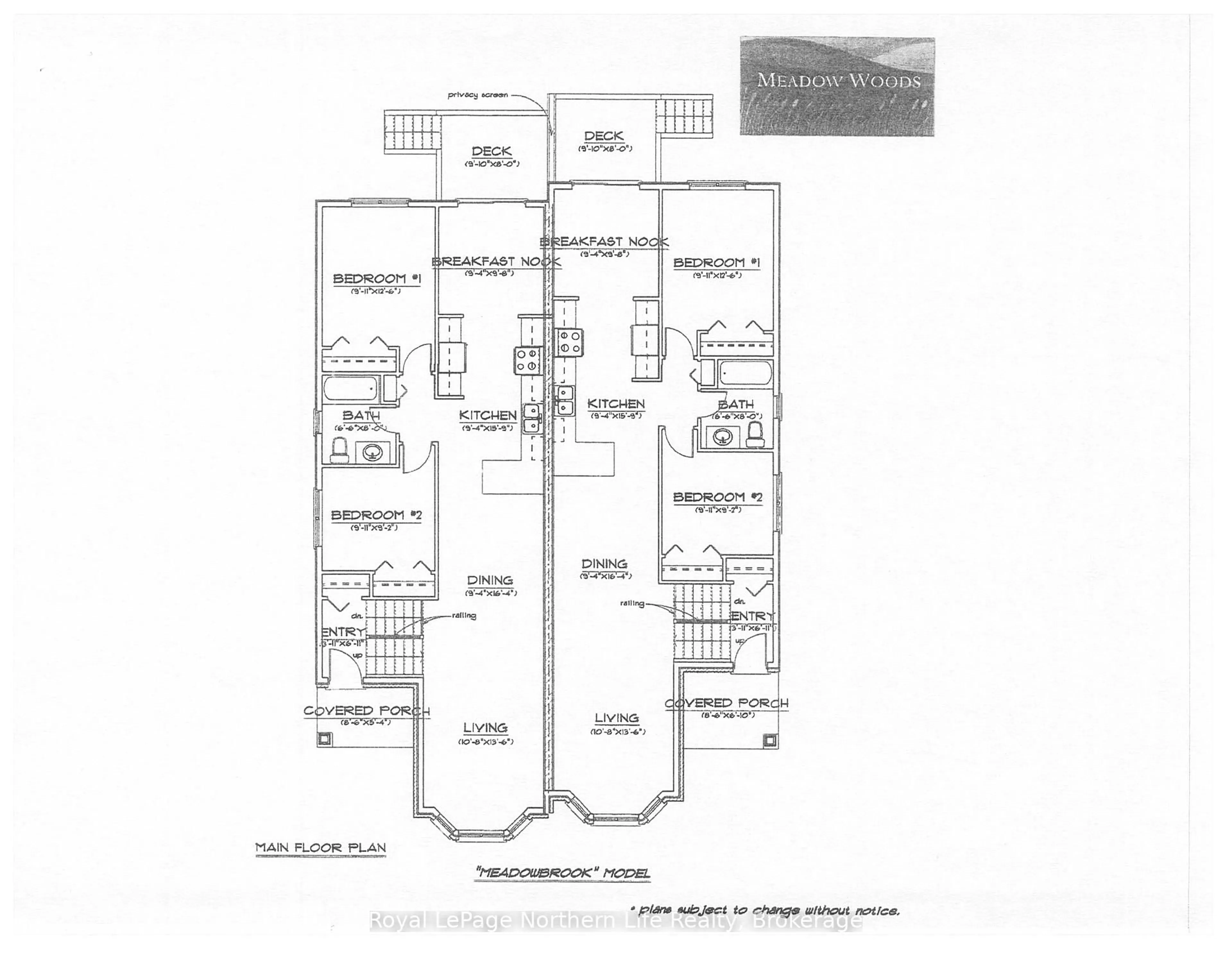 Floor plan for 25 Meadow Wood Crt, North Bay Ontario P1A 0H2