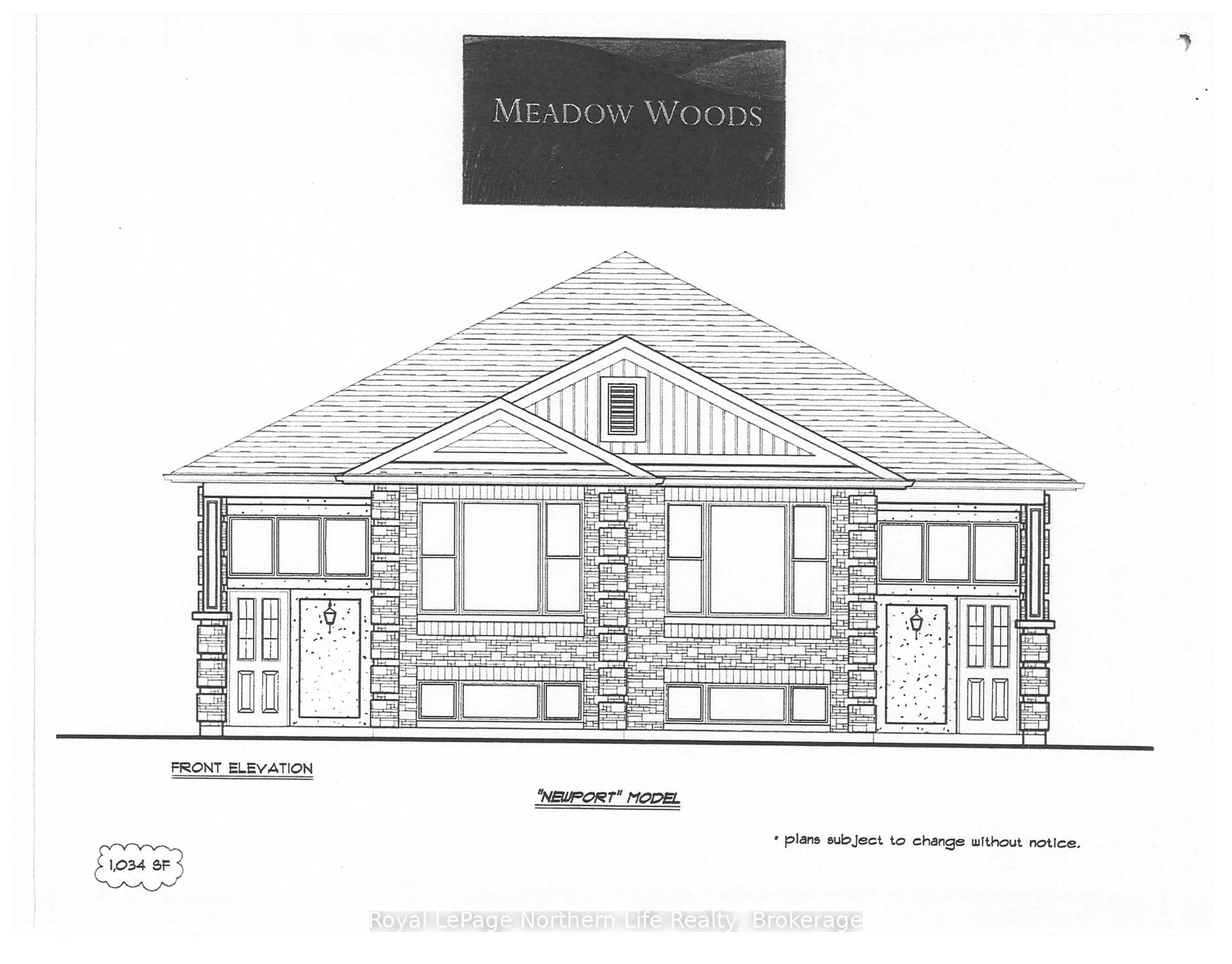 Home with brick exterior material, building for 29 Meadow Wood Crt, North Bay Ontario P1A 0H2
