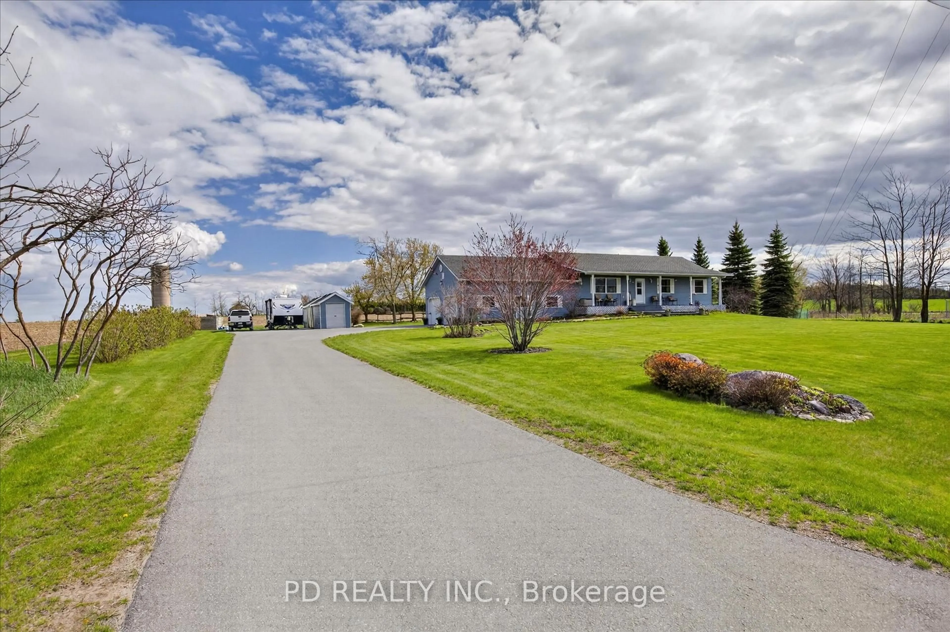 A pic from outside/outdoor area/front of a property/back of a property/a pic from drone, unknown for 306 Cottingham Rd, Kawartha Lakes Ontario K0L 2W0