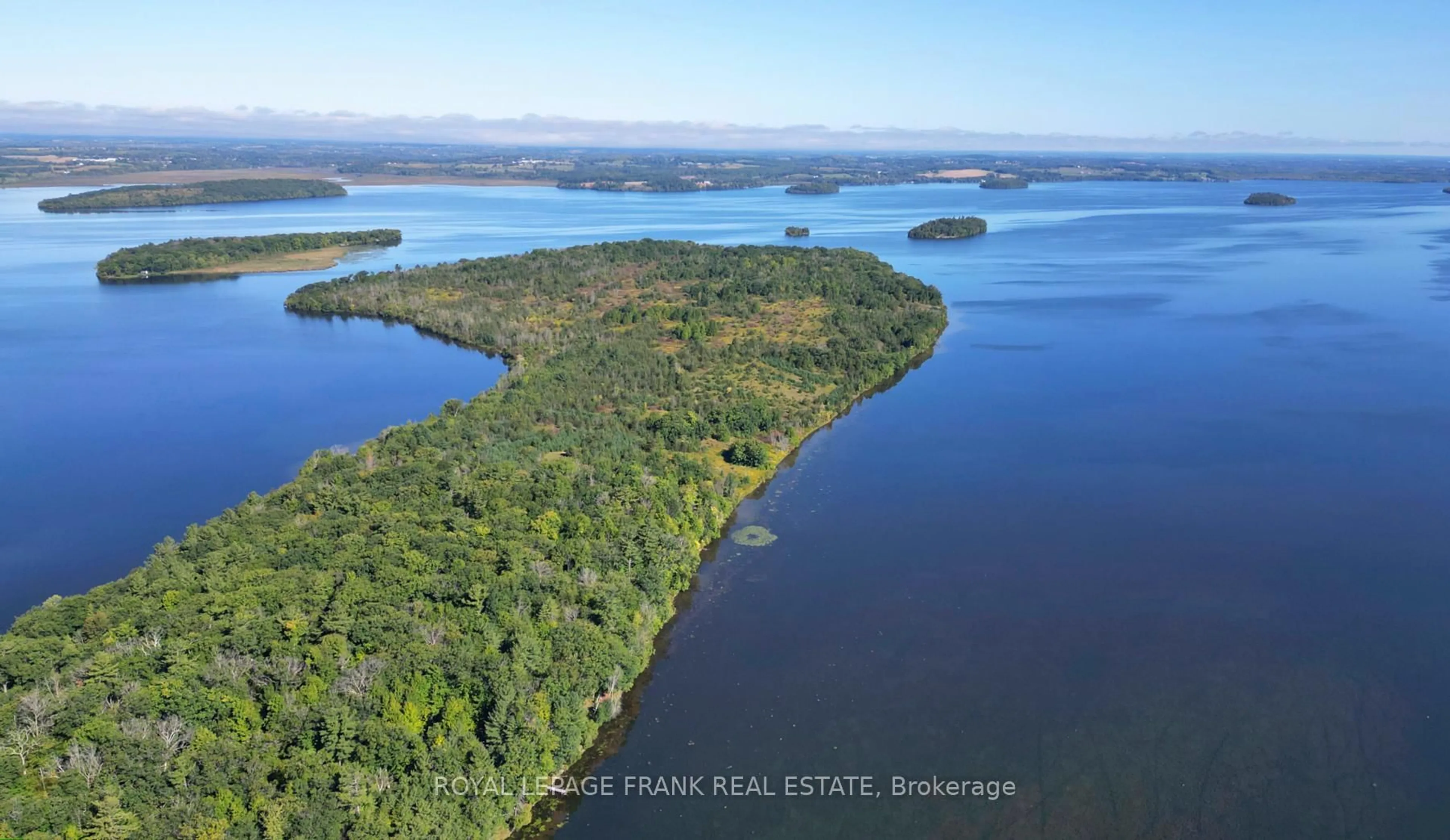 A pic from outside/outdoor area/front of a property/back of a property/a pic from drone, water/lake/river/ocean view for 2A Whites Island, Alnwick/Haldimand Ontario K0K 2X0