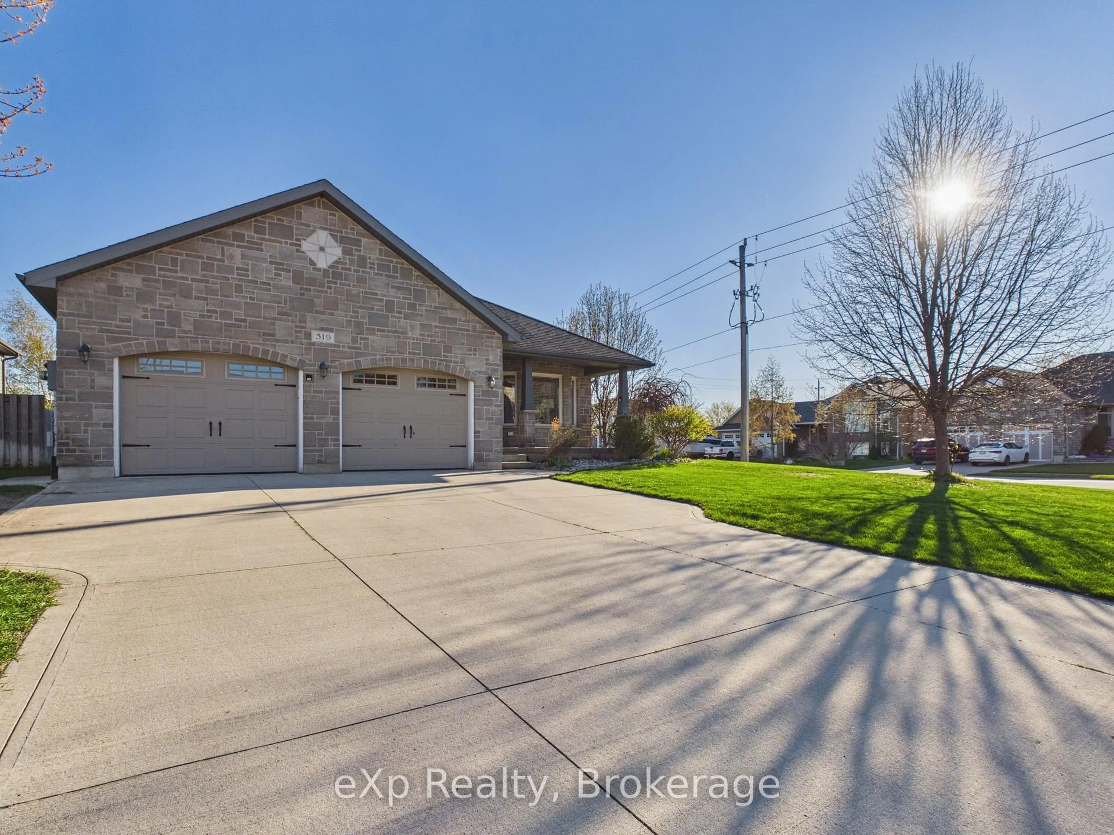 A pic from outside/outdoor area/front of a property/back of a property/a pic from drone, street for 319 Gingrich Cres, Saugeen Shores Ontario N0H 2C1