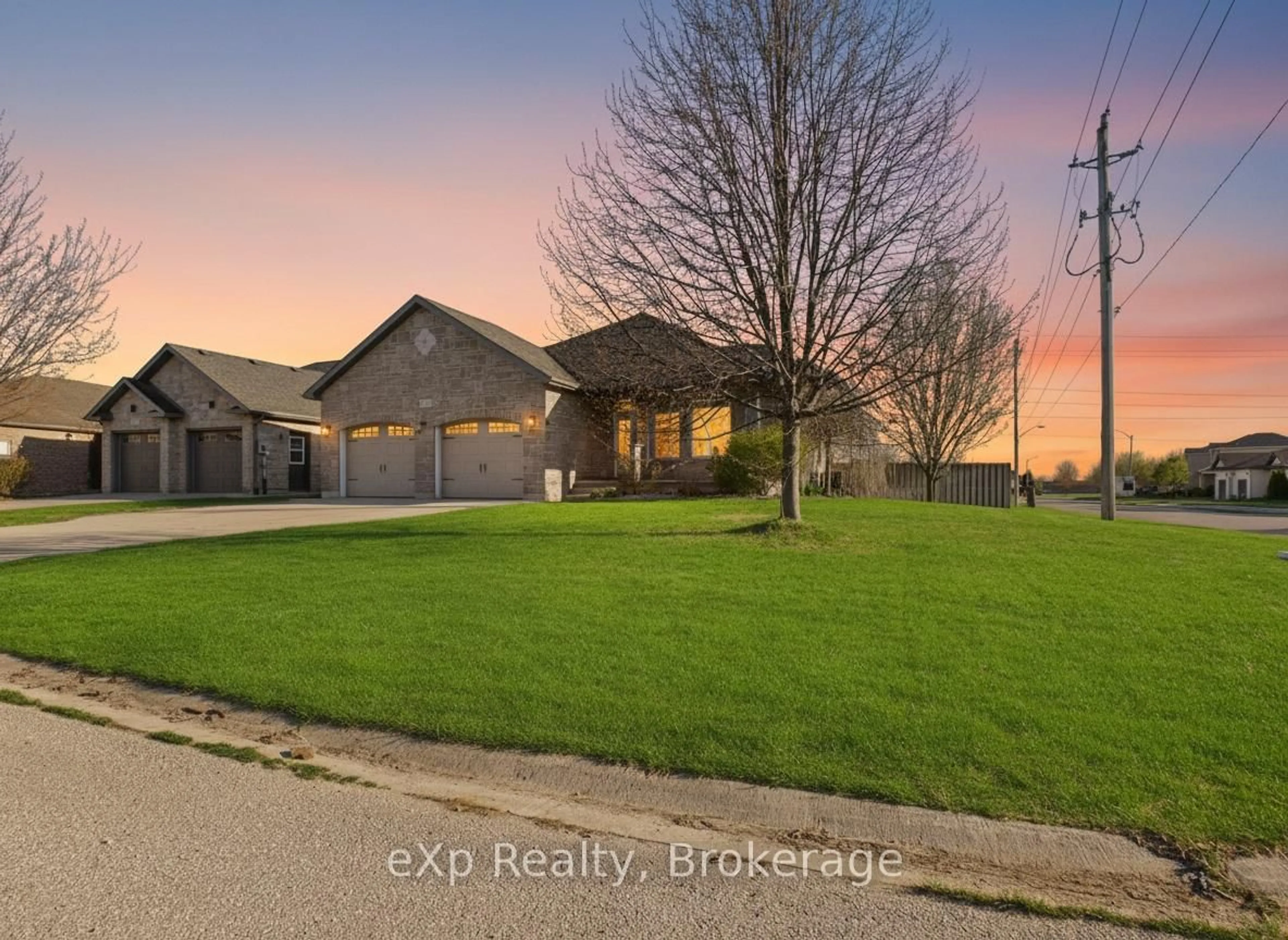 A pic from outside/outdoor area/front of a property/back of a property/a pic from drone, street for 319 Gingrich Cres, Saugeen Shores Ontario N0H 2C1