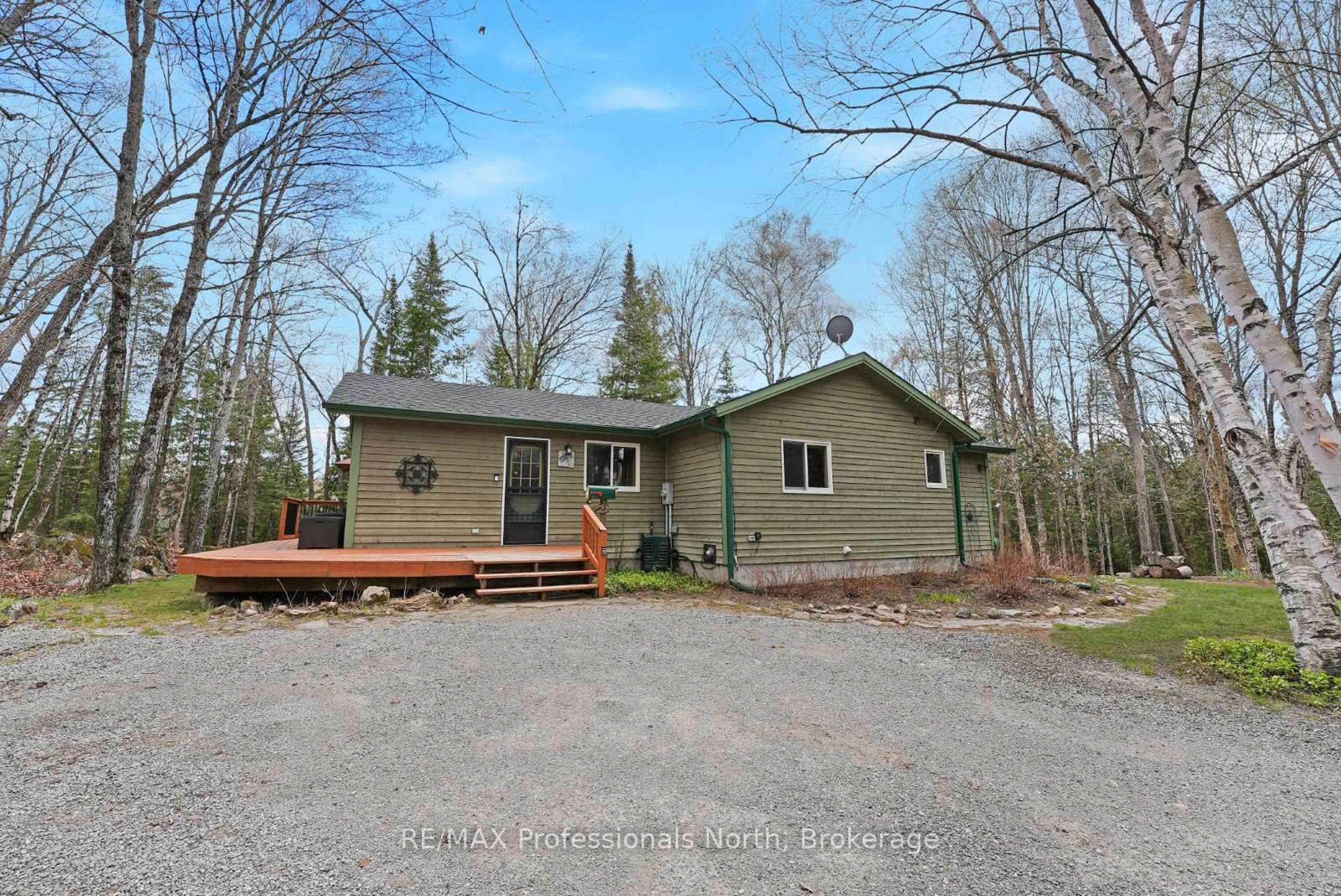 A pic from outside/outdoor area/front of a property/back of a property/a pic from drone, unknown for 1157 Between Lakes Tr, Minden Hills Ontario K0M 1J1