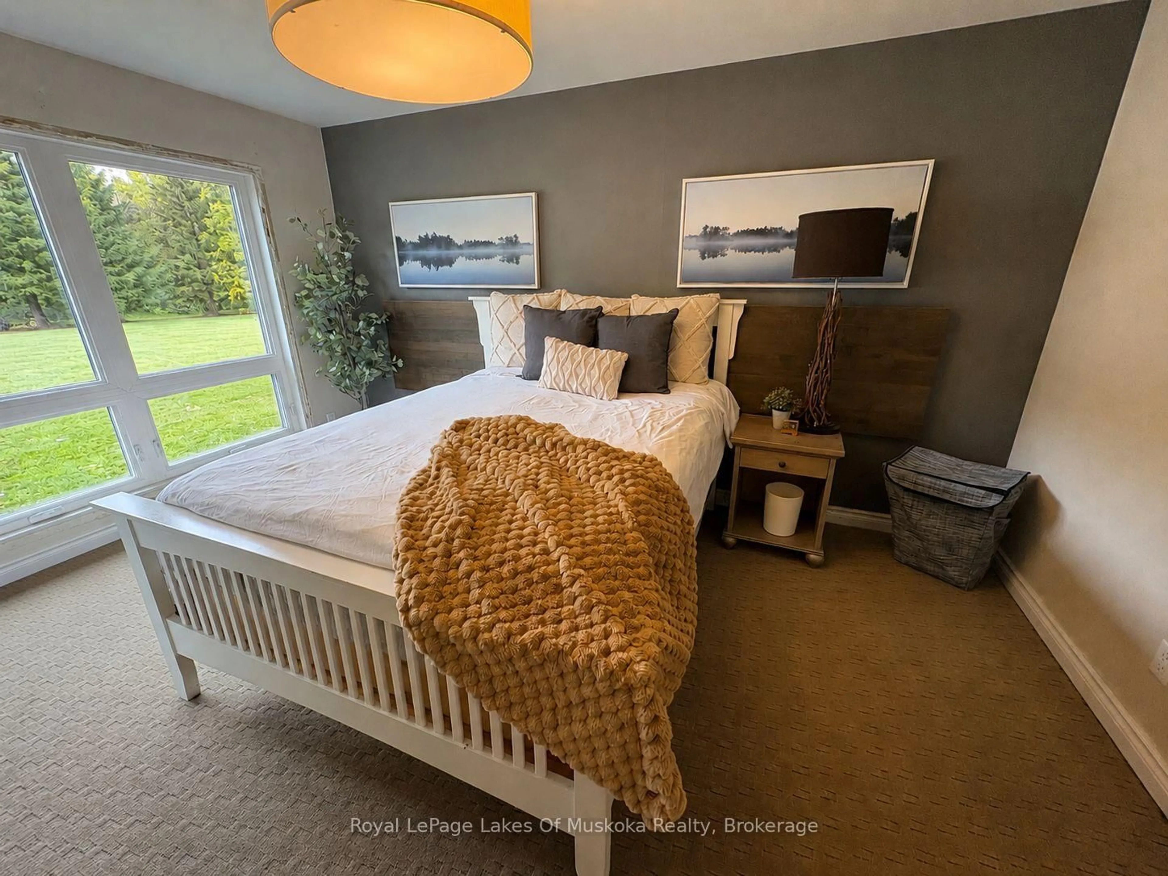 Bedroom with bed, unknown for 1235 Deerhurst Dr #53-108, Huntsville Ontario P1H 2E8